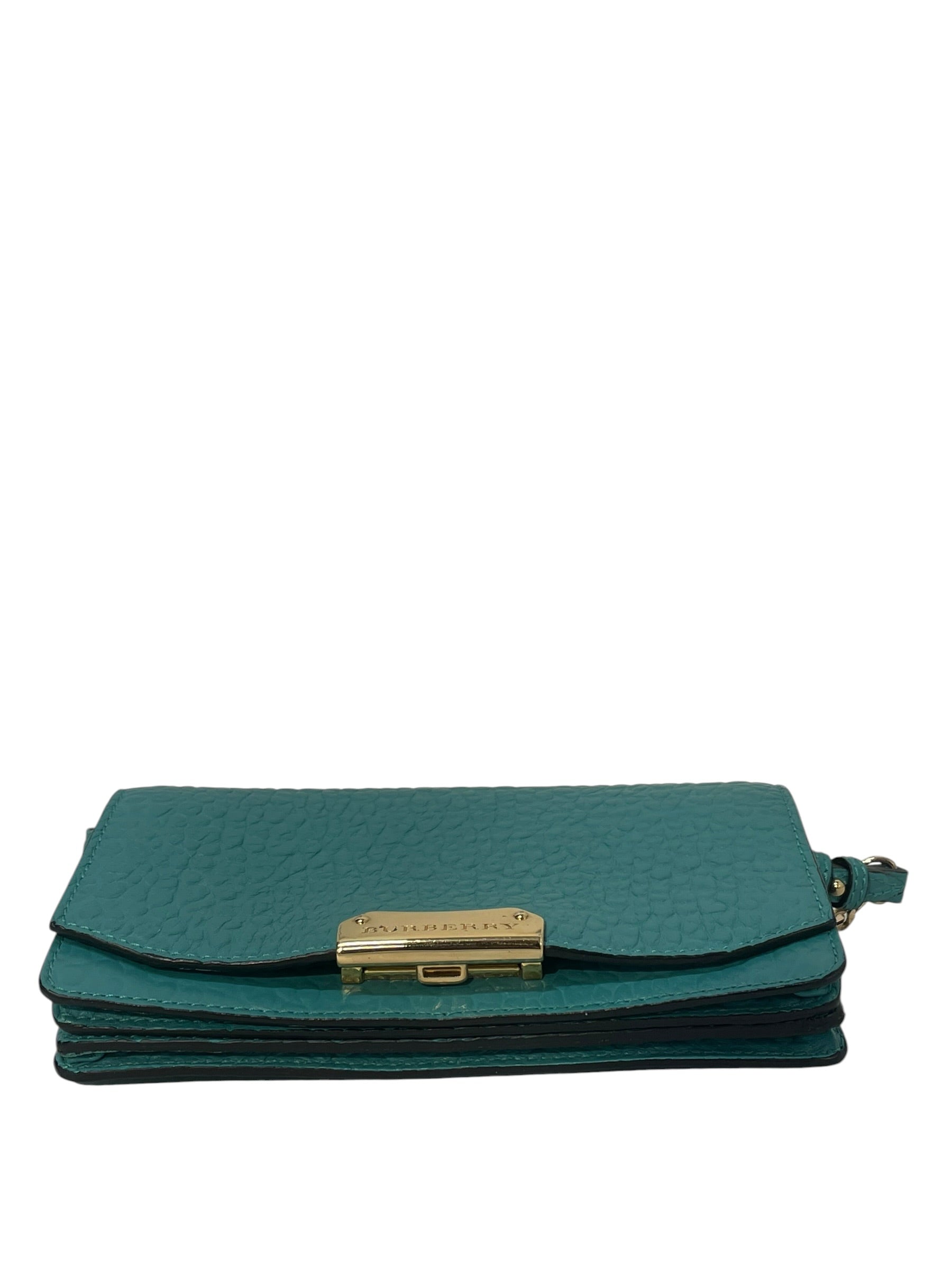 BURBERRY/Cross Body Bag/Leather/BLU/CALFSKIN CROSSBODY view 4