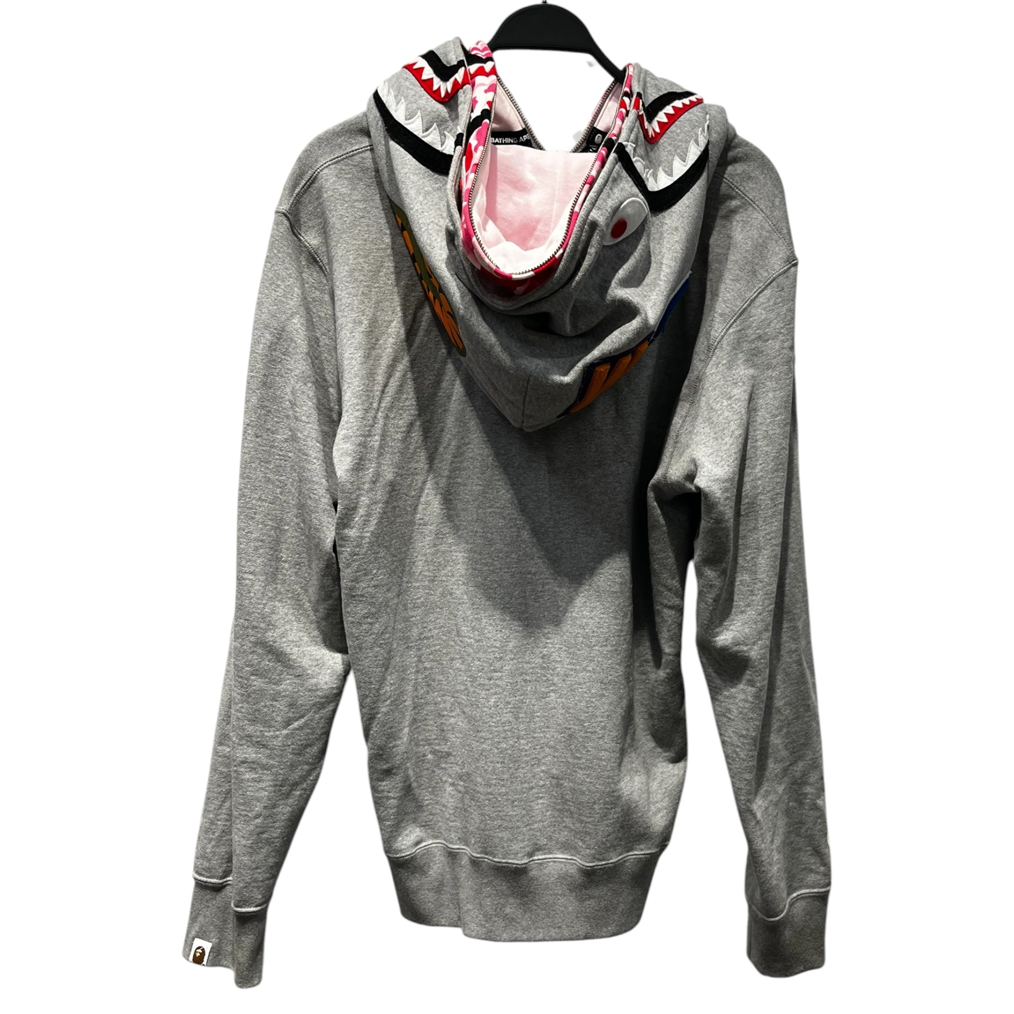 A BATHING APE/Zip Up Hoodie/XL/Cotton/GRY/WGM view 2