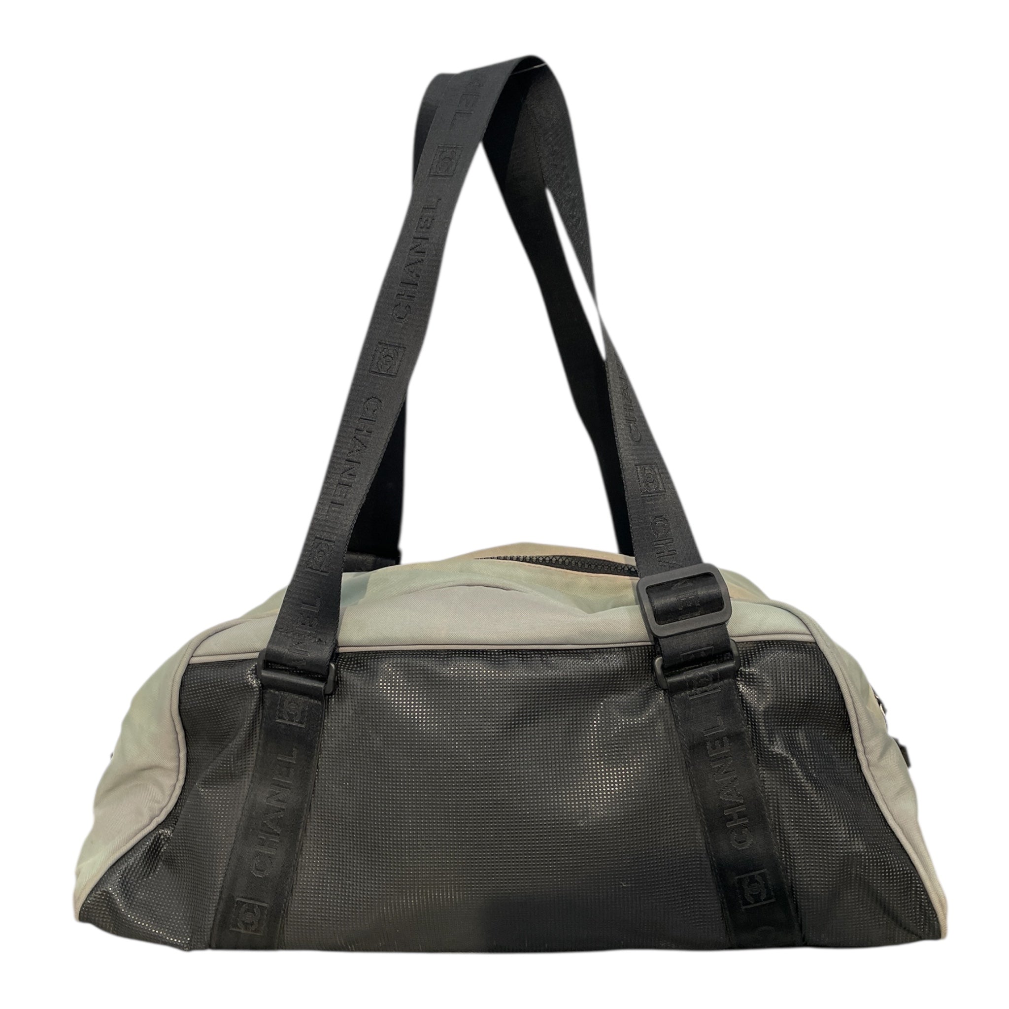CHANEL/Bag/Nylon/BLK/COCO MARK BOSTON BAG view 2