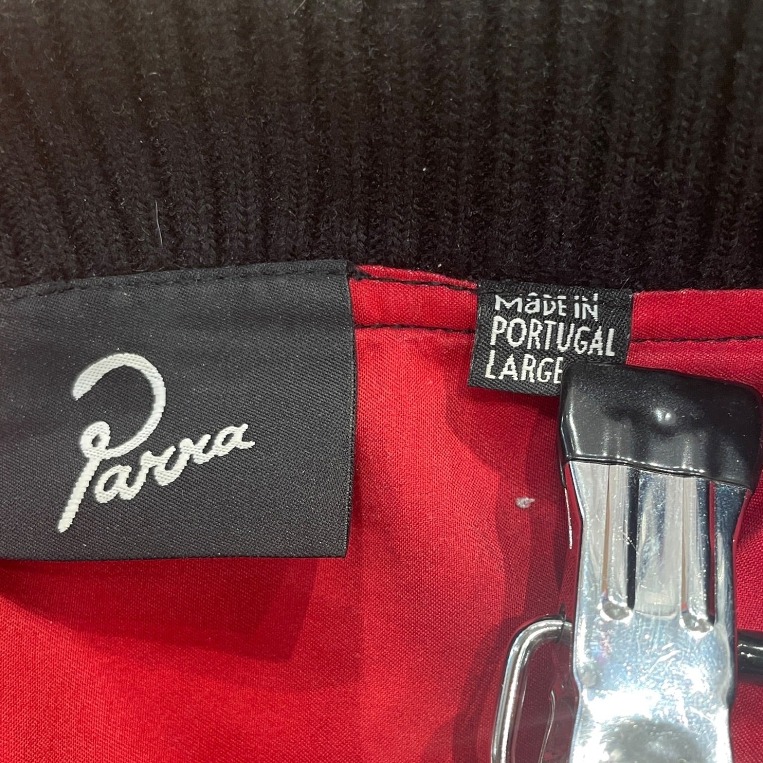 by Parra/Flight Jkt/L/Wool/BLK/DETAILED EMBROIDERED PATCH view 3