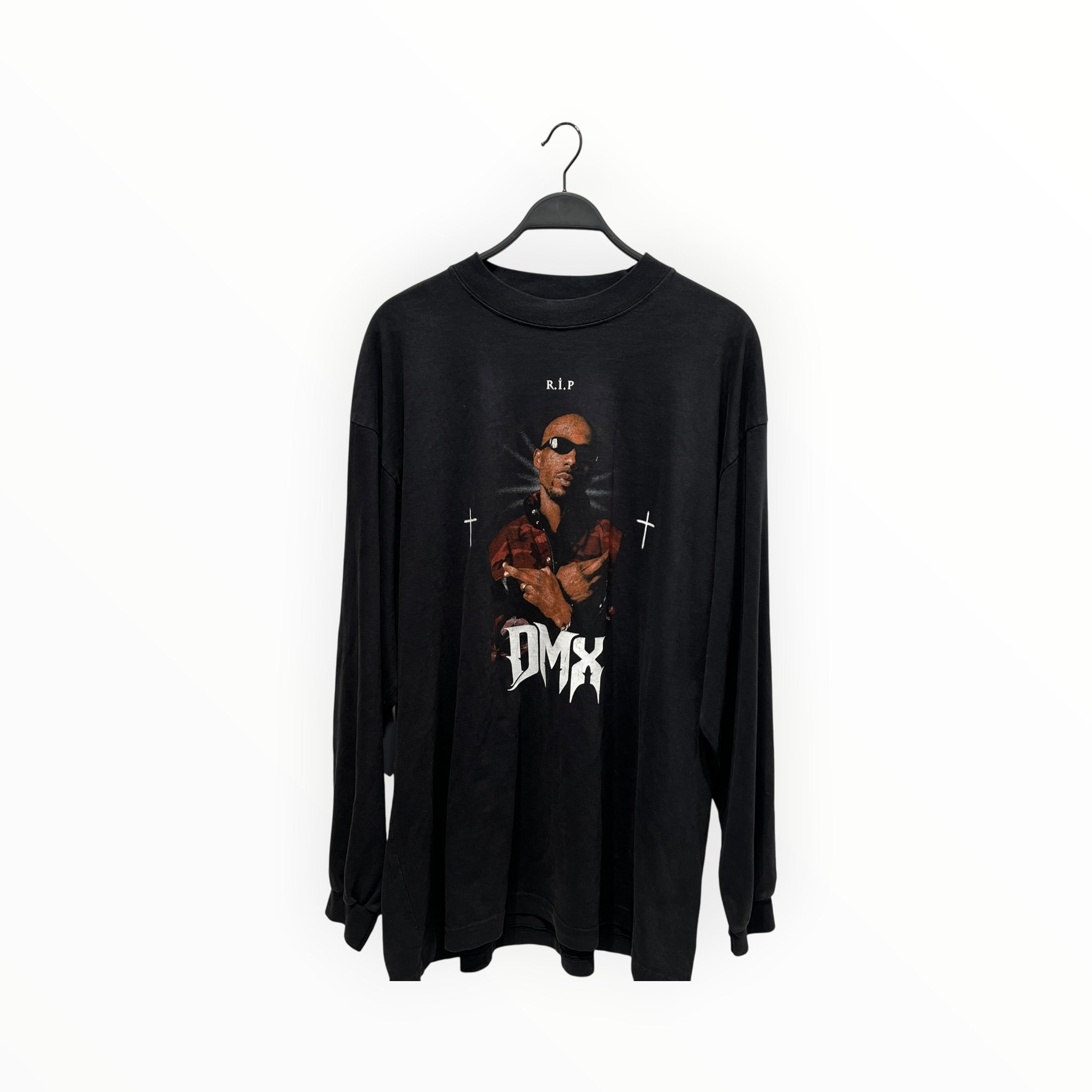 BALENCIAGA/YEEZY/KANYE WEST/LS T-Shirt/L/Cotton/BLK/DMX view 1