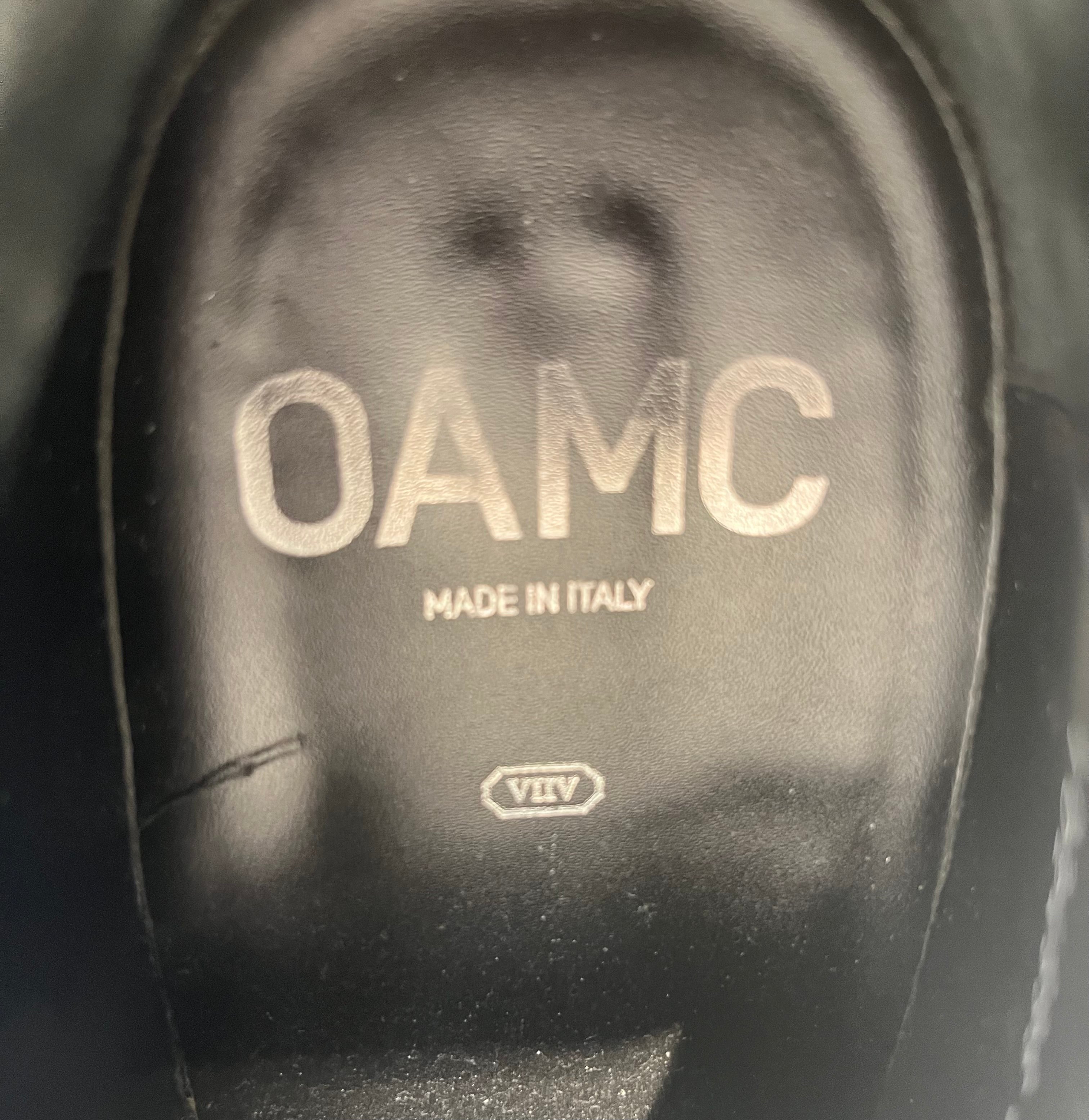 OAMC(OVER ALL MASTER CLOTH)/Low-Sneakers/US 8/Leather/BLK/ view 3