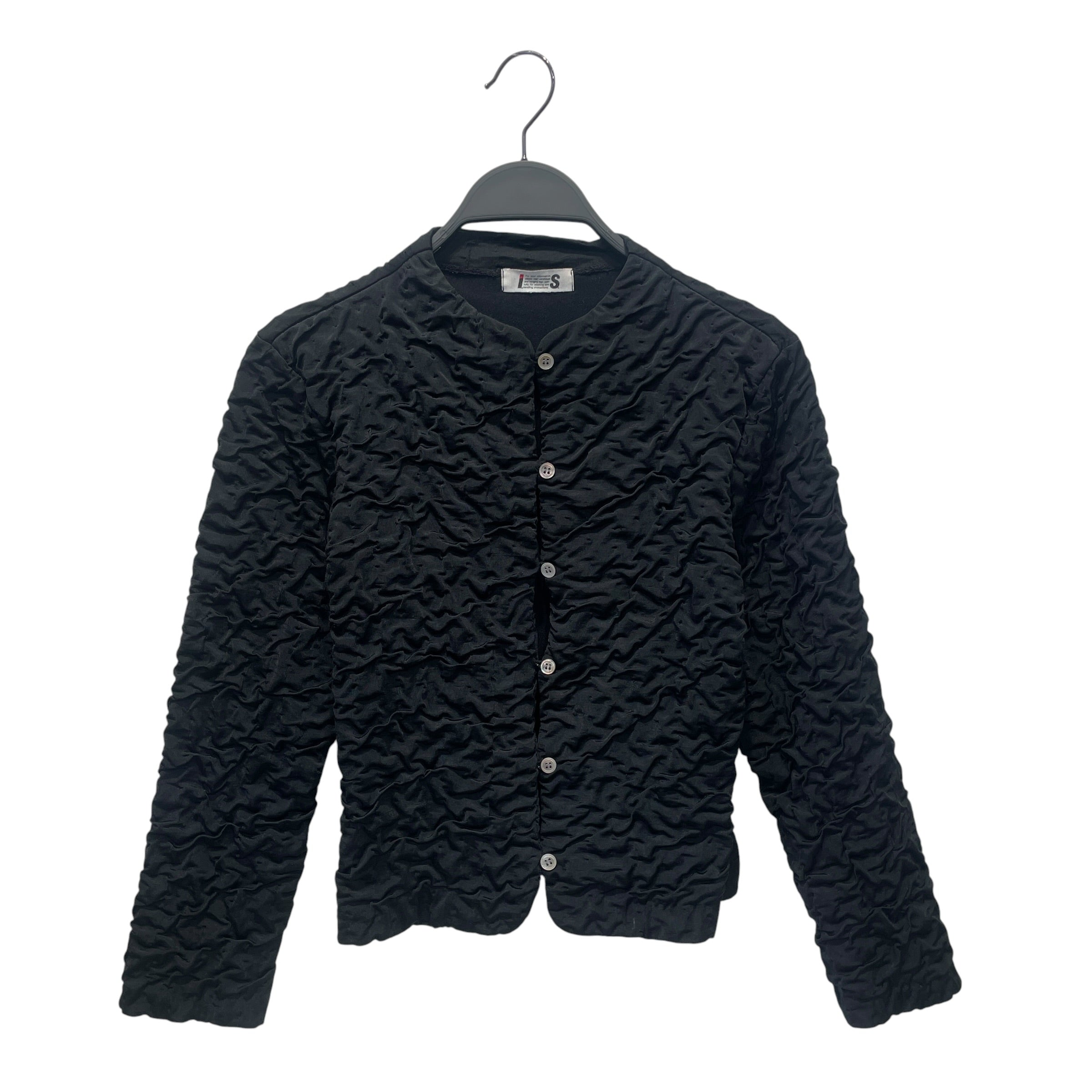 ISSEY MIYAKE/3|4S Shirt/M/Nylon/BLK/Frame Jersey view 1
