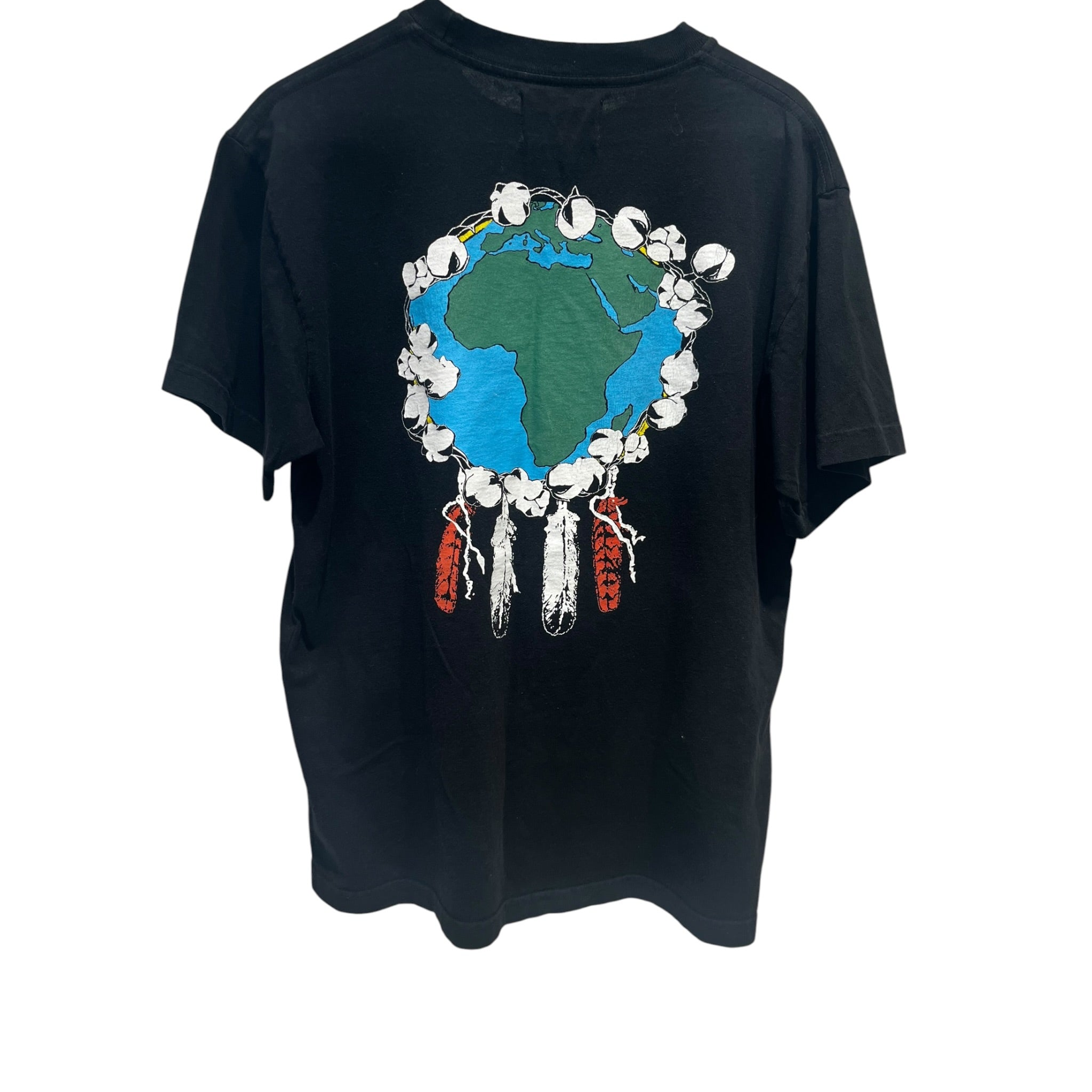 DENIM TEARS/T-Shirt/M/Cotton/BLK/ view 2