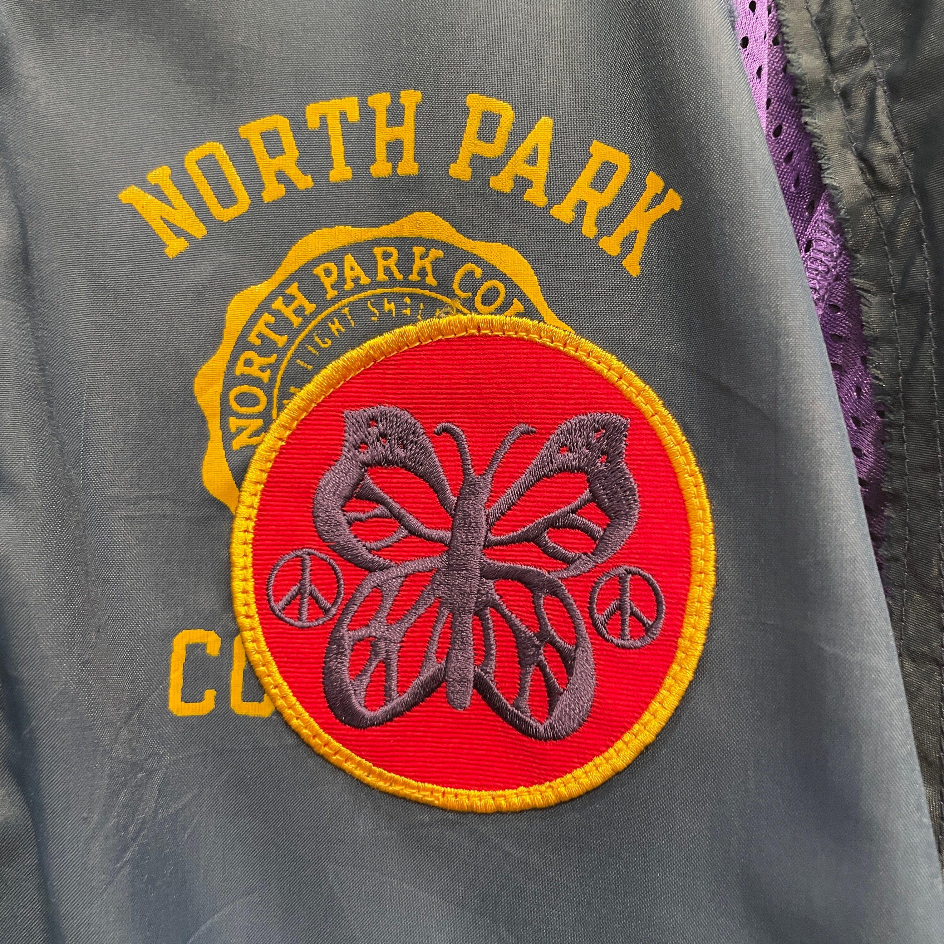 Rebuild by Needles/Windbreaker/S/Polyester/NVY/BUTTERFLY BACK MESH/POLY JKT view 5