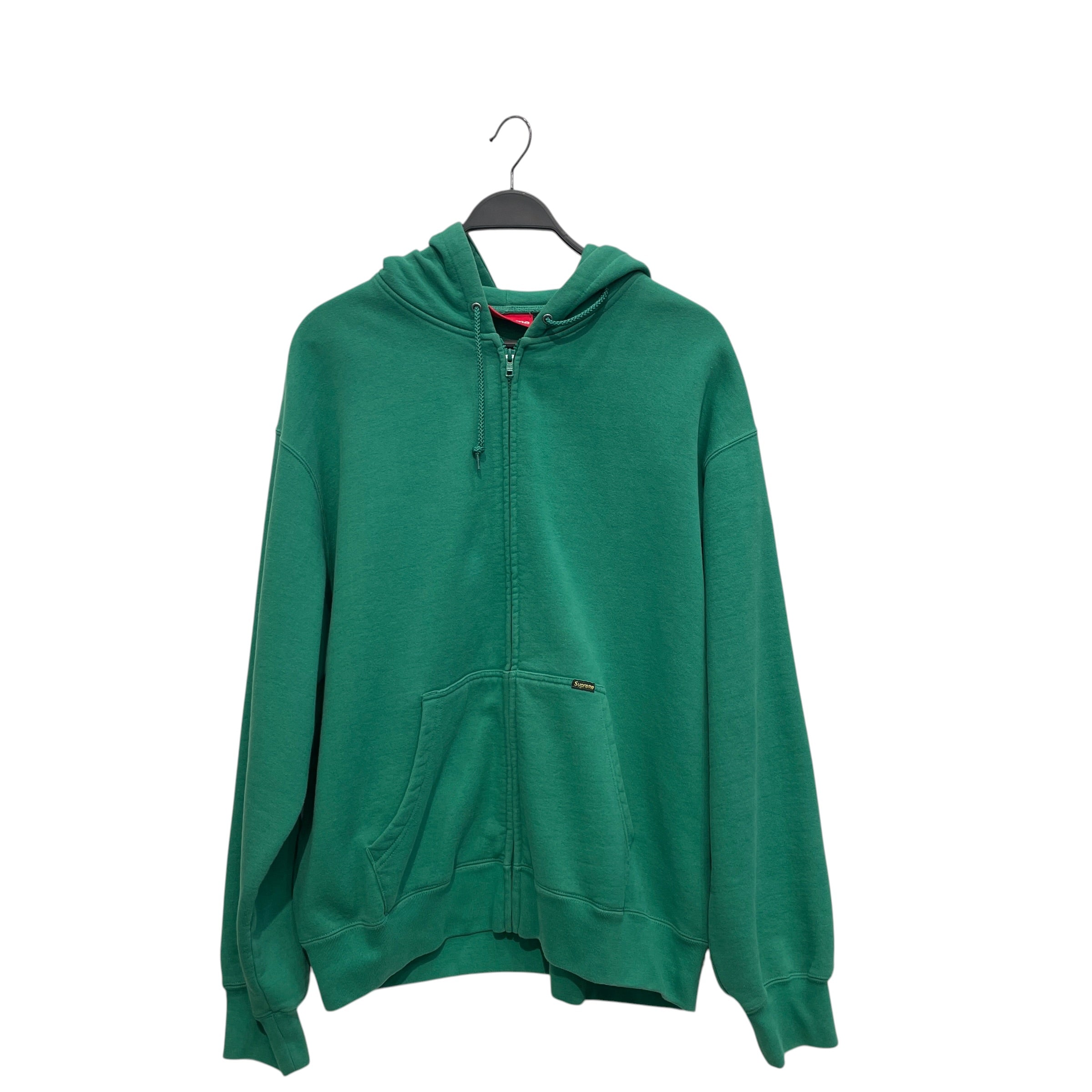 Supreme/Zip Up Hoodie/L/Cotton/GRN/ view 1