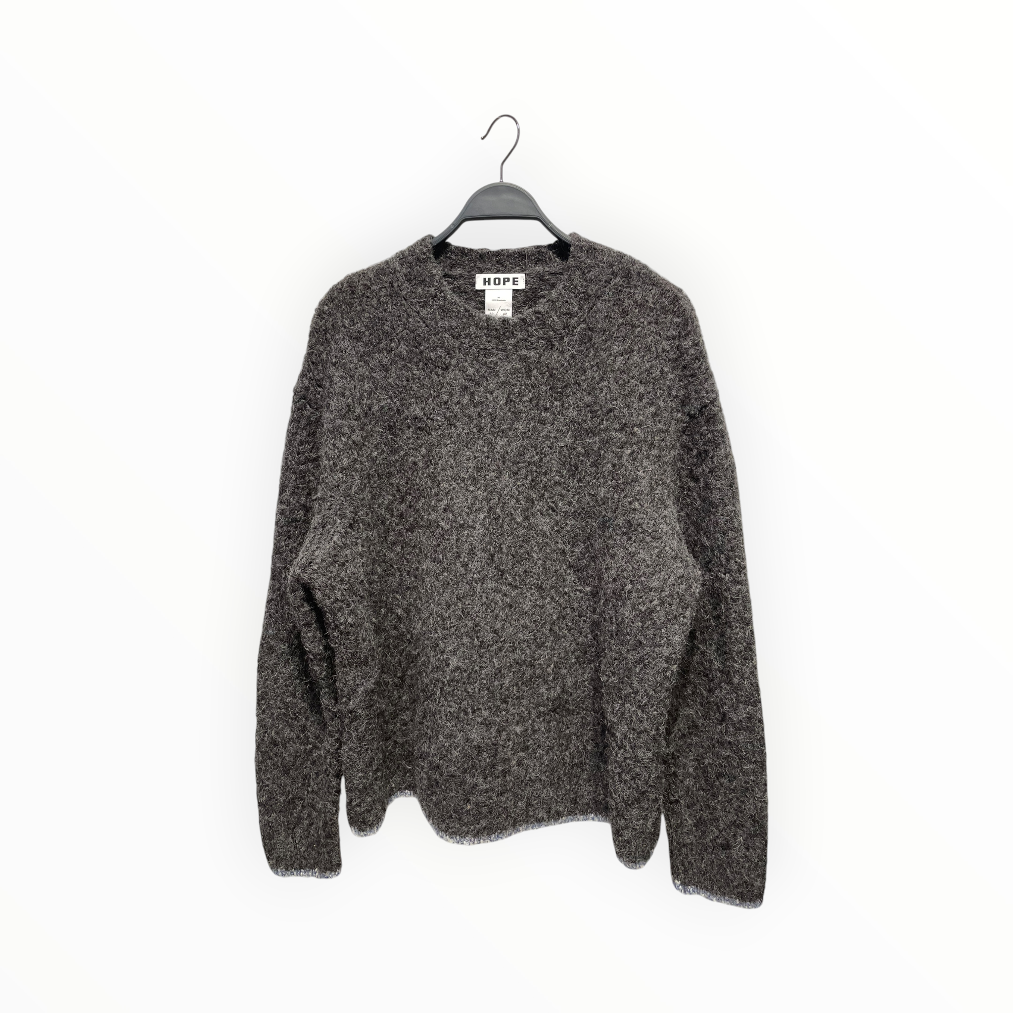 HOPE/Sweater/M/Cotton/BLK/Oversize/ view 1