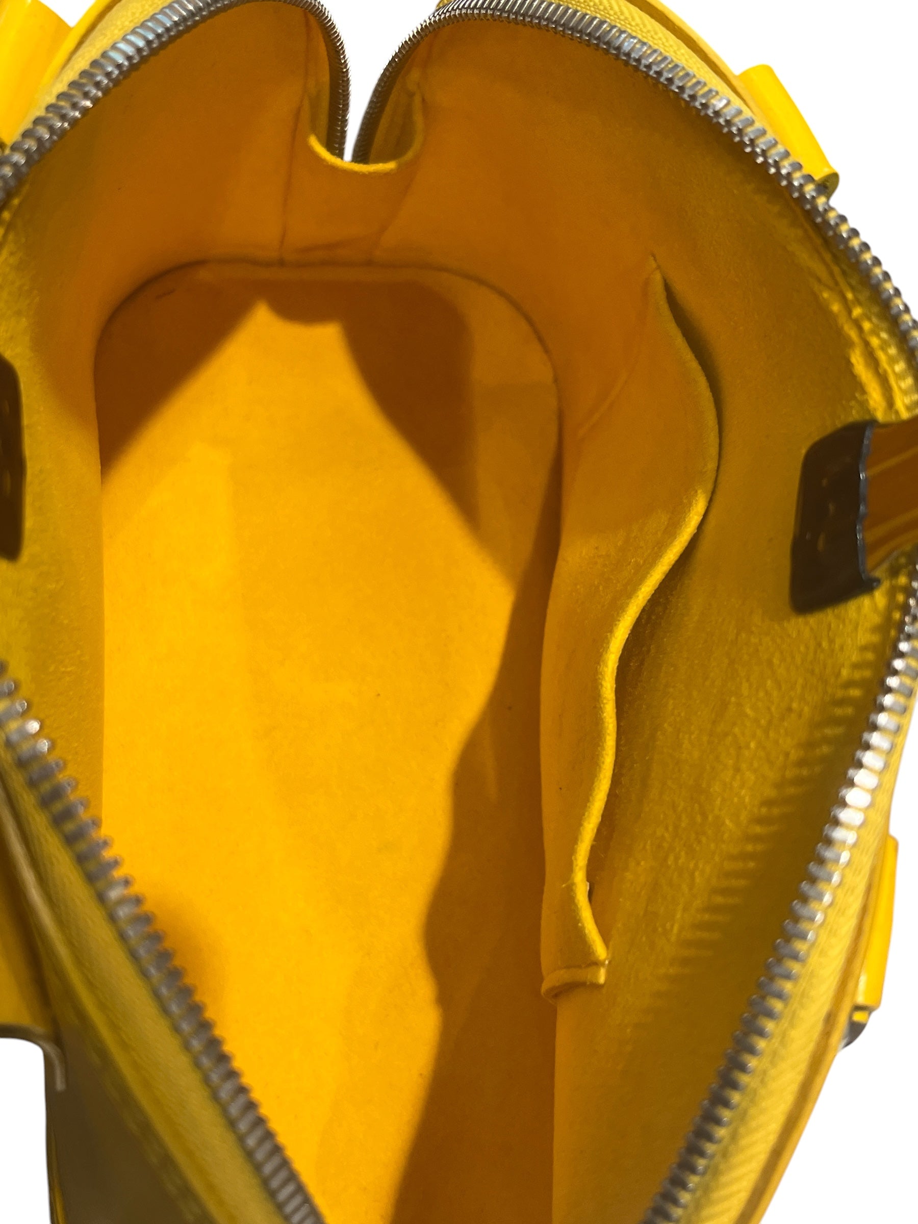 LOUIS VUITTON/Hand Bag/Yellow/Leather/ALMA BB_EPI/M40866 view 4