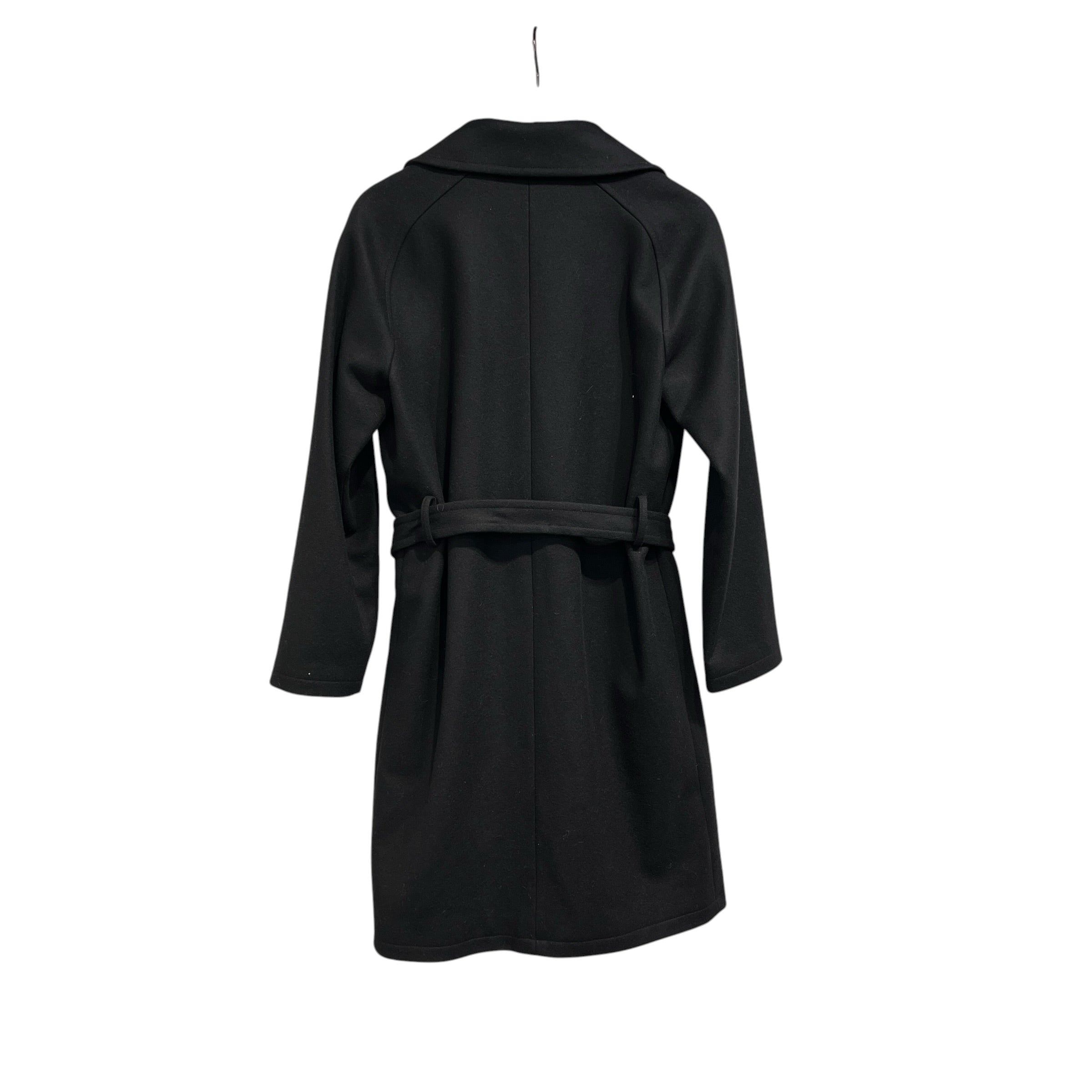 A.P.C./Trench Coat/36/Wool/BLK/Wool Belt Trench view 2