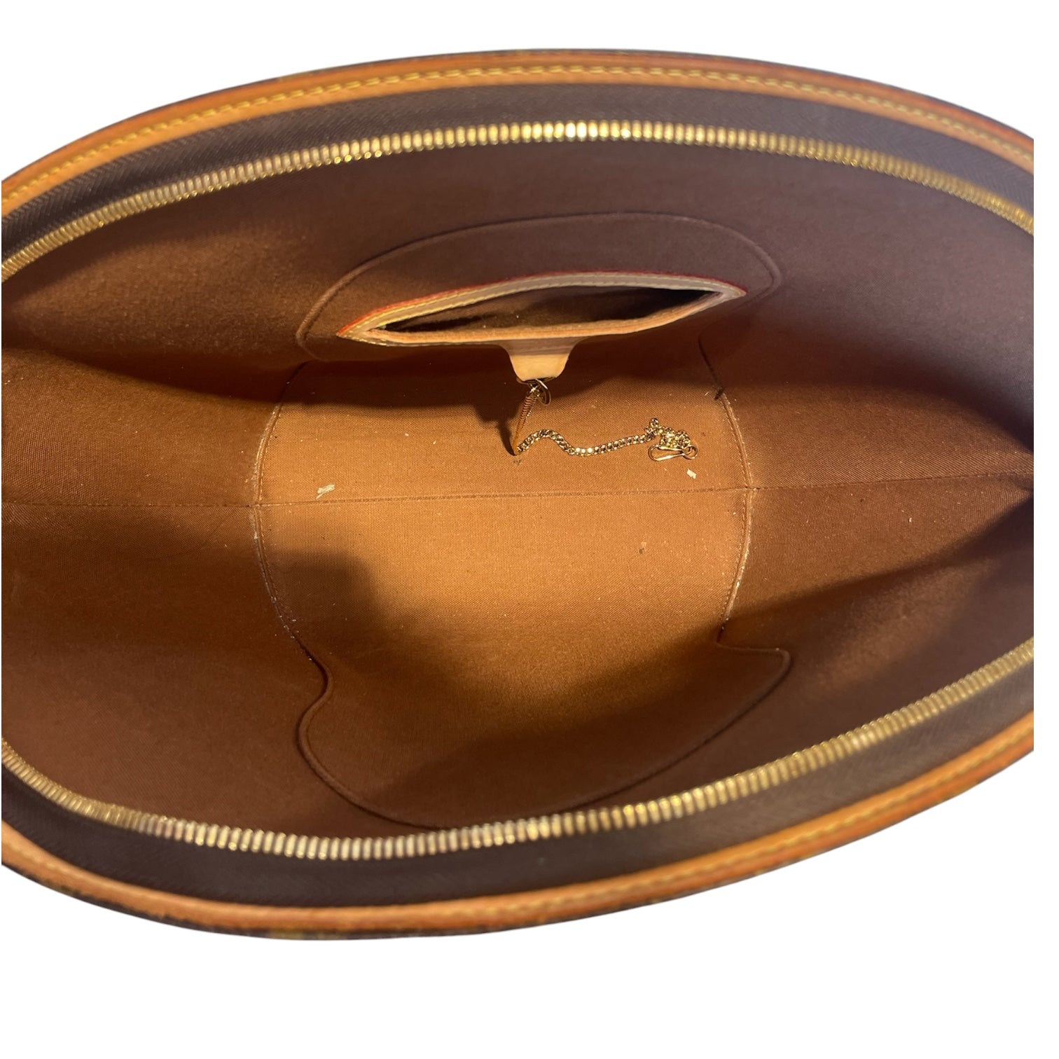 LOUIS VUITTON/Bag/Monogram/Leather/BRW/Ellipse Shoulder Bg view 5