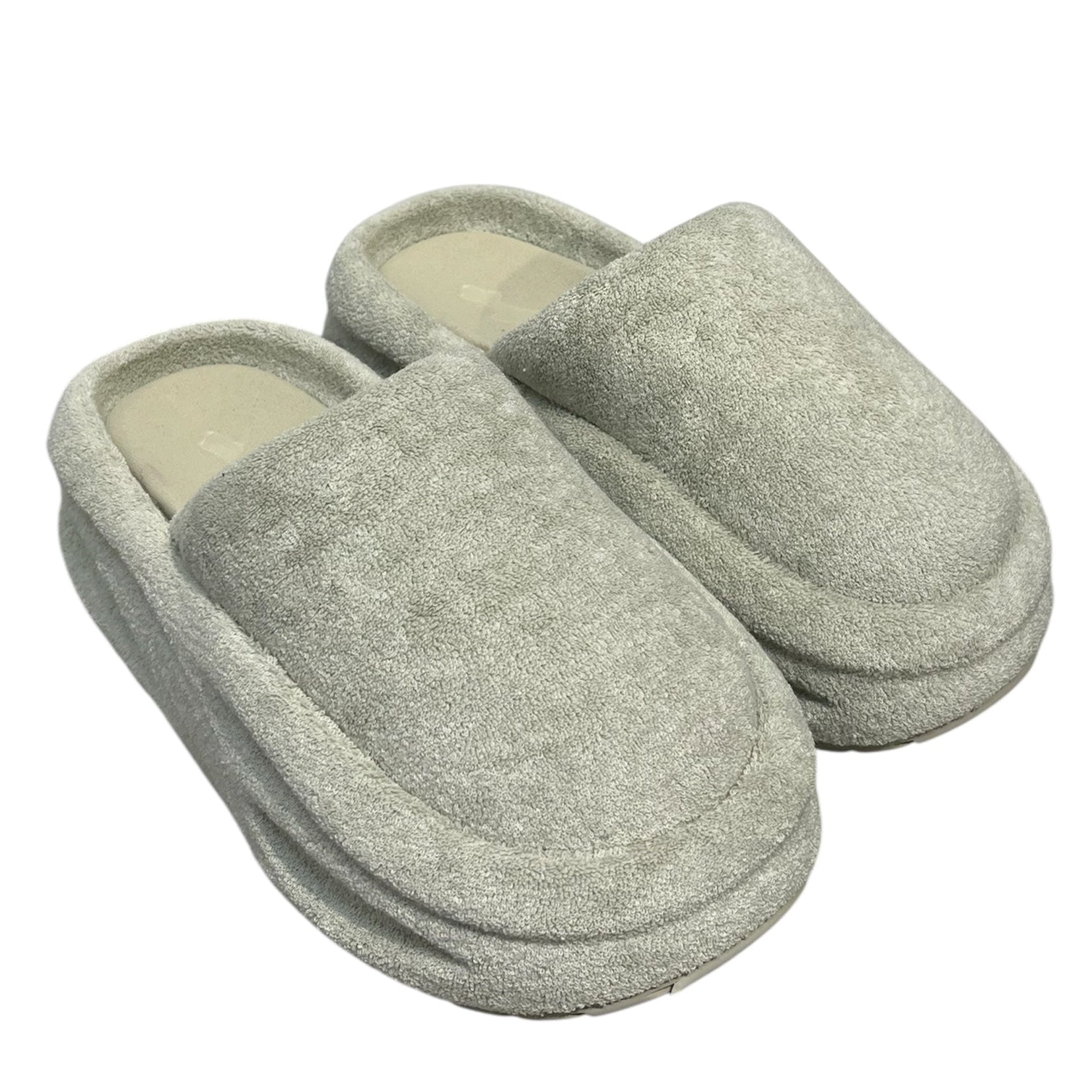 SKYLRK/Sandals/US 4/GRN/UNRELEASED TERRY CHUNKY SLIDES view 1