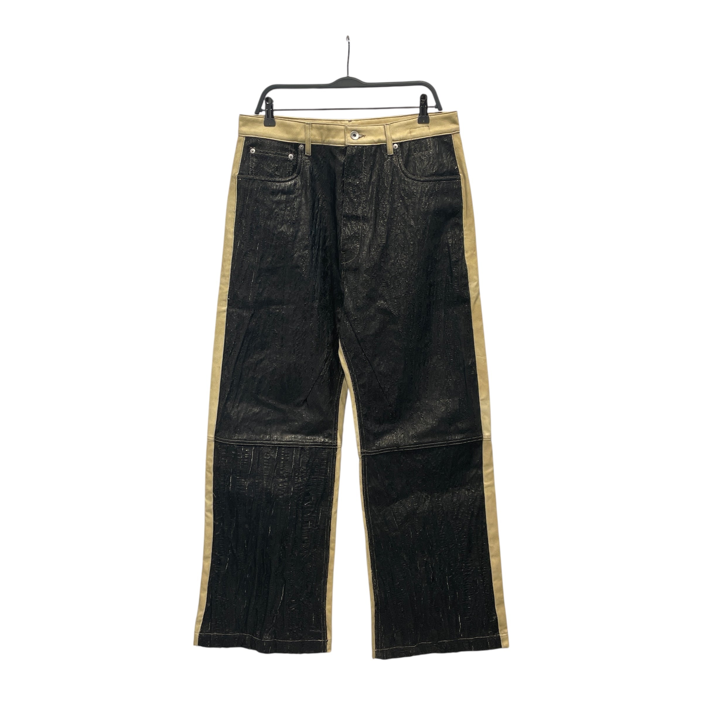 RICK OWENS DRKSHDW/Pants/32/Cotton/MLT/Border/SS25 Geth Parchment Jeans view 1