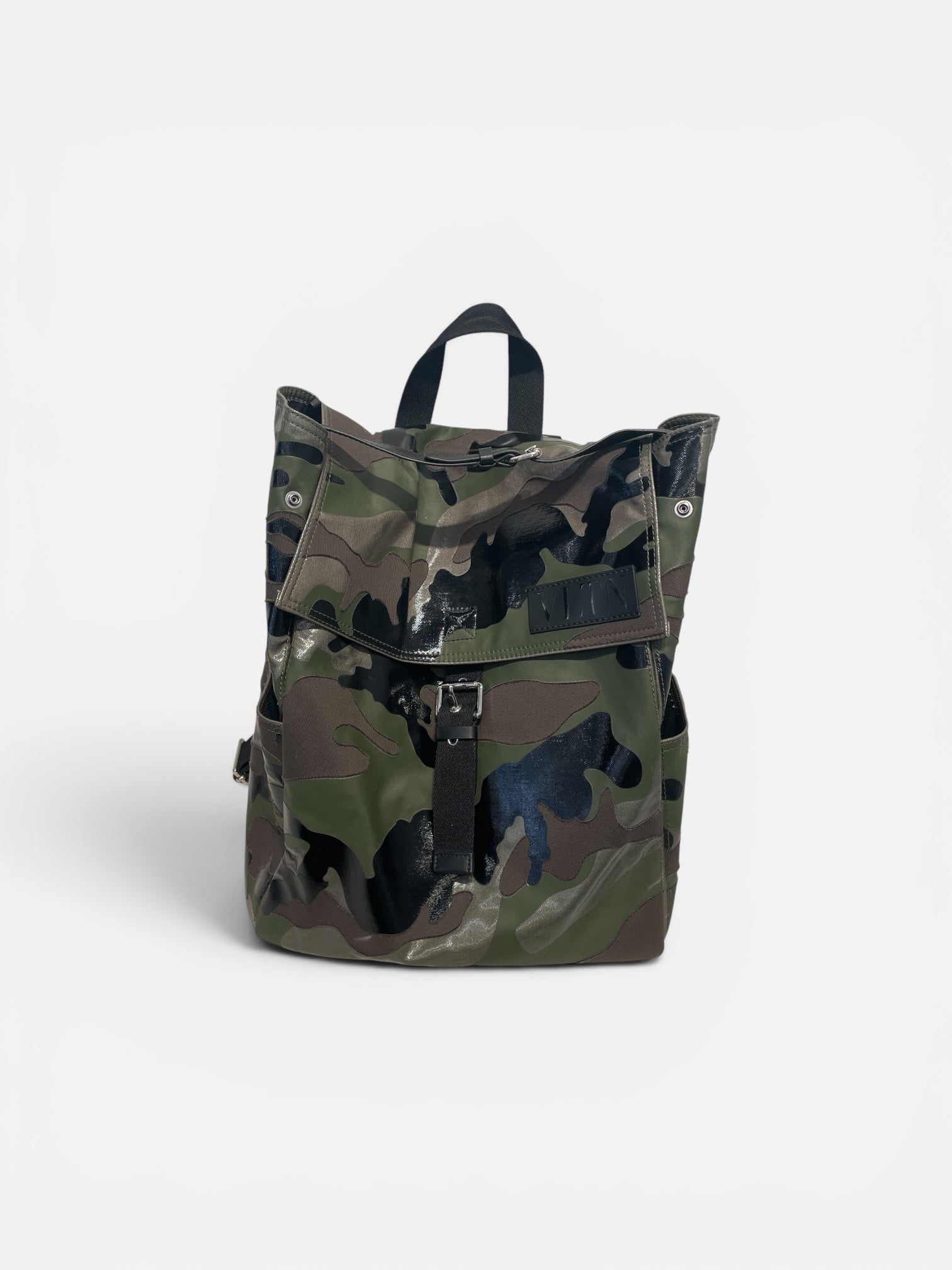 VALENTINO/Backpack/Camouflage/Leather/GRN/ view 1