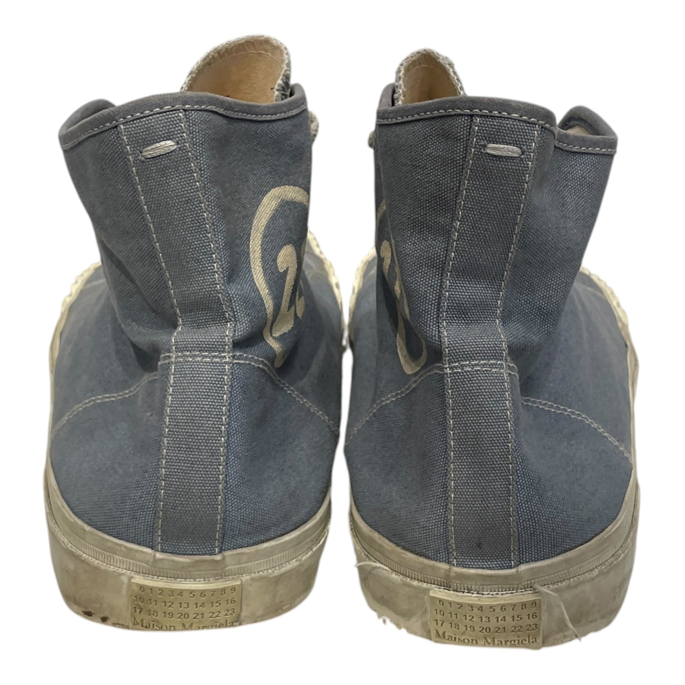 Maison Martin Margiela/Hi-Sneakers/EU 45/Cotton/BLU/CANVAS view 3