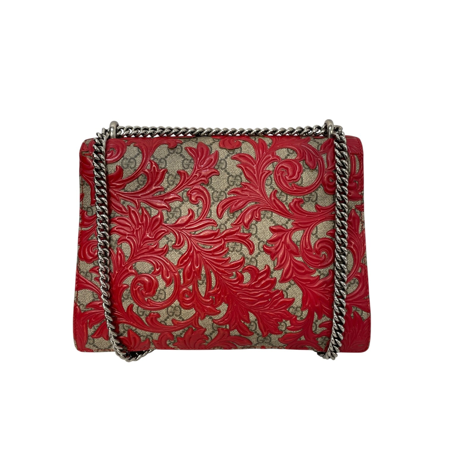GUCCI/Hand Bag/All Over Print/Leather/RED/GG Supreme Arabseque Dionysus view 2