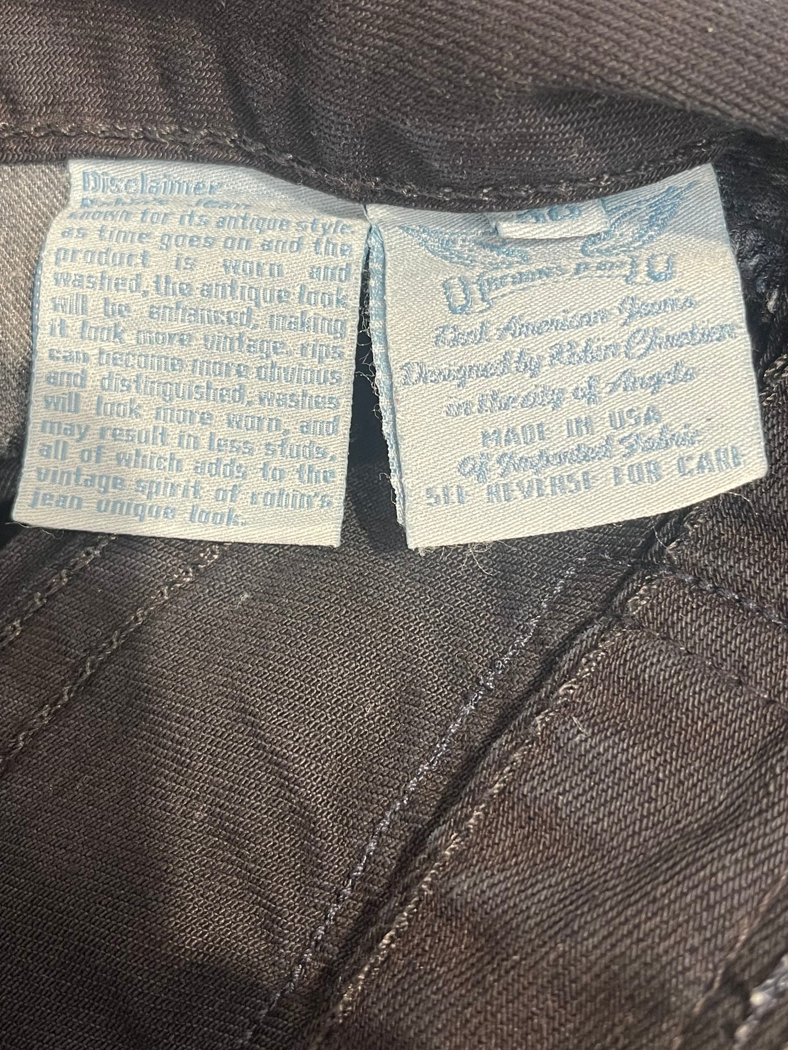 ROBINSON/Pants/40/Cotton/BLK/BLK STUDS view 4