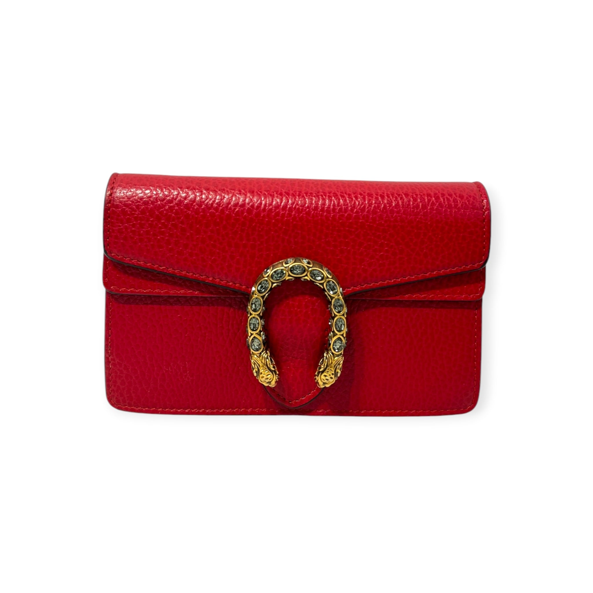 GUCCI/Bag/Leather/RED/MINI DIONYSUS BAG view 1