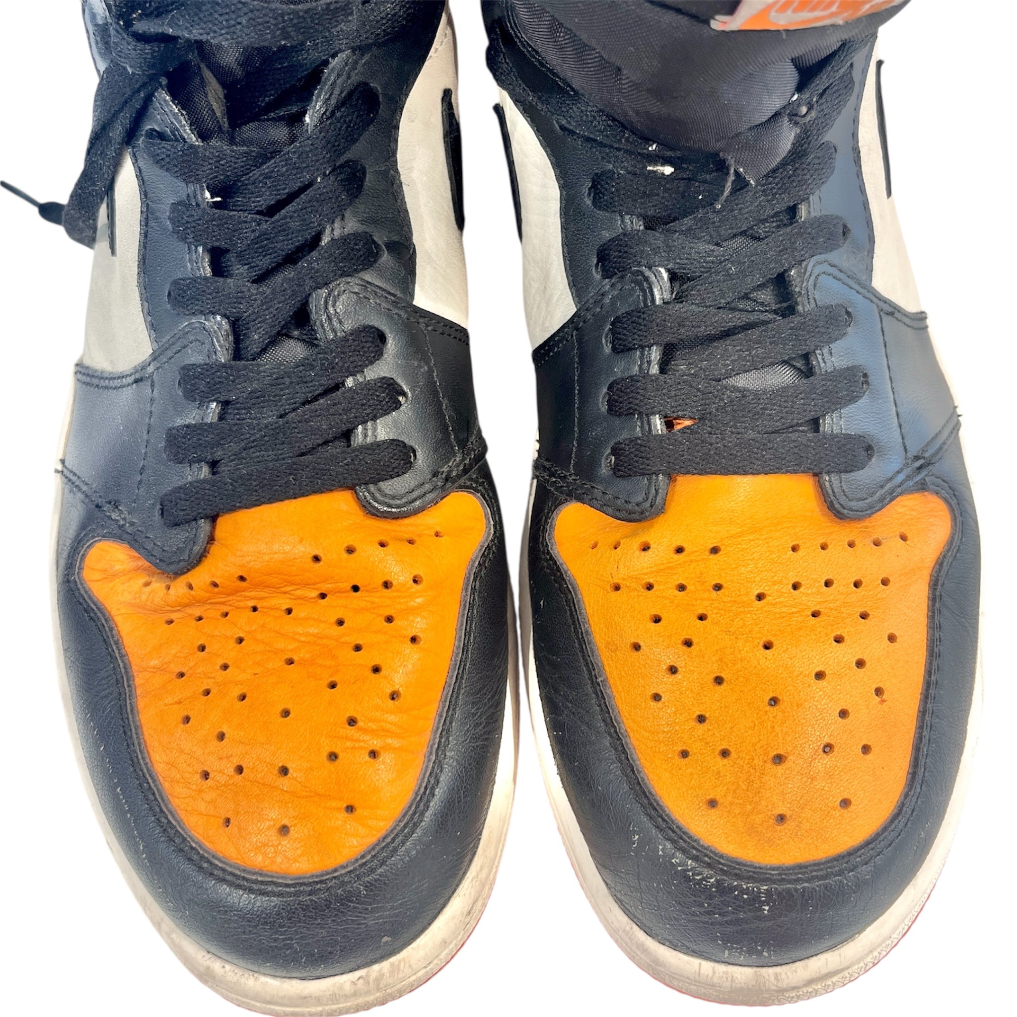 NIKE/AIR JORDAN 1 RETRO HIGH OG/Hi-Sneakers/US 12/Cotton/ORN/555088-005 view 4