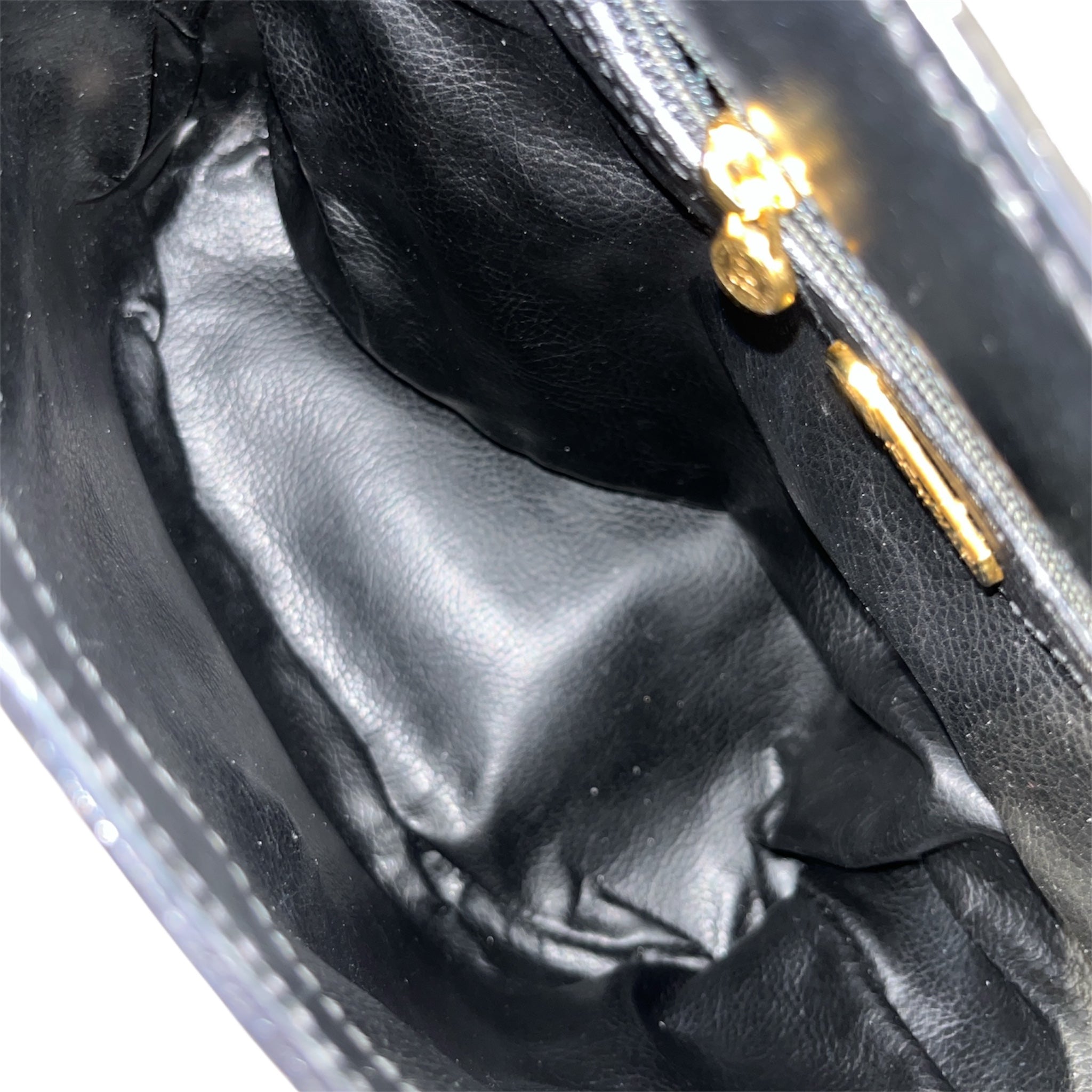 FENDI/Cross Body Bag/Leather/BLK/VINTAGE MINI BAG view 4
