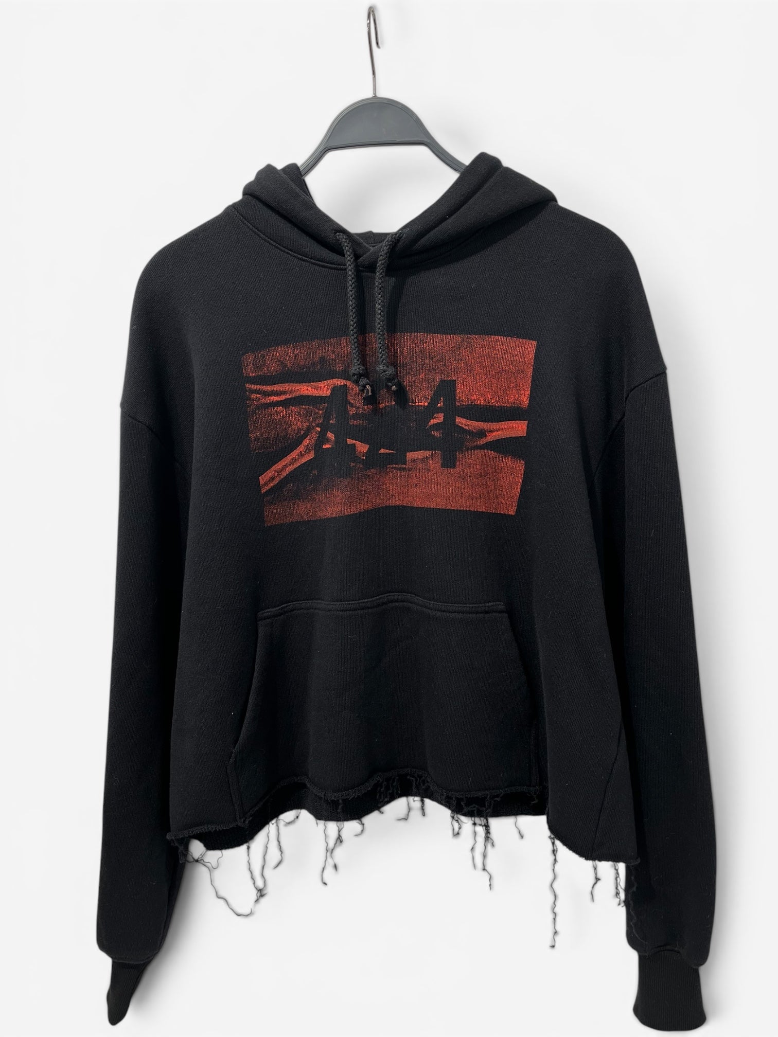 424(FourTwoFour)/Hoodie/S/Cotton/BLK/CROPPED FAIRFAX view 1