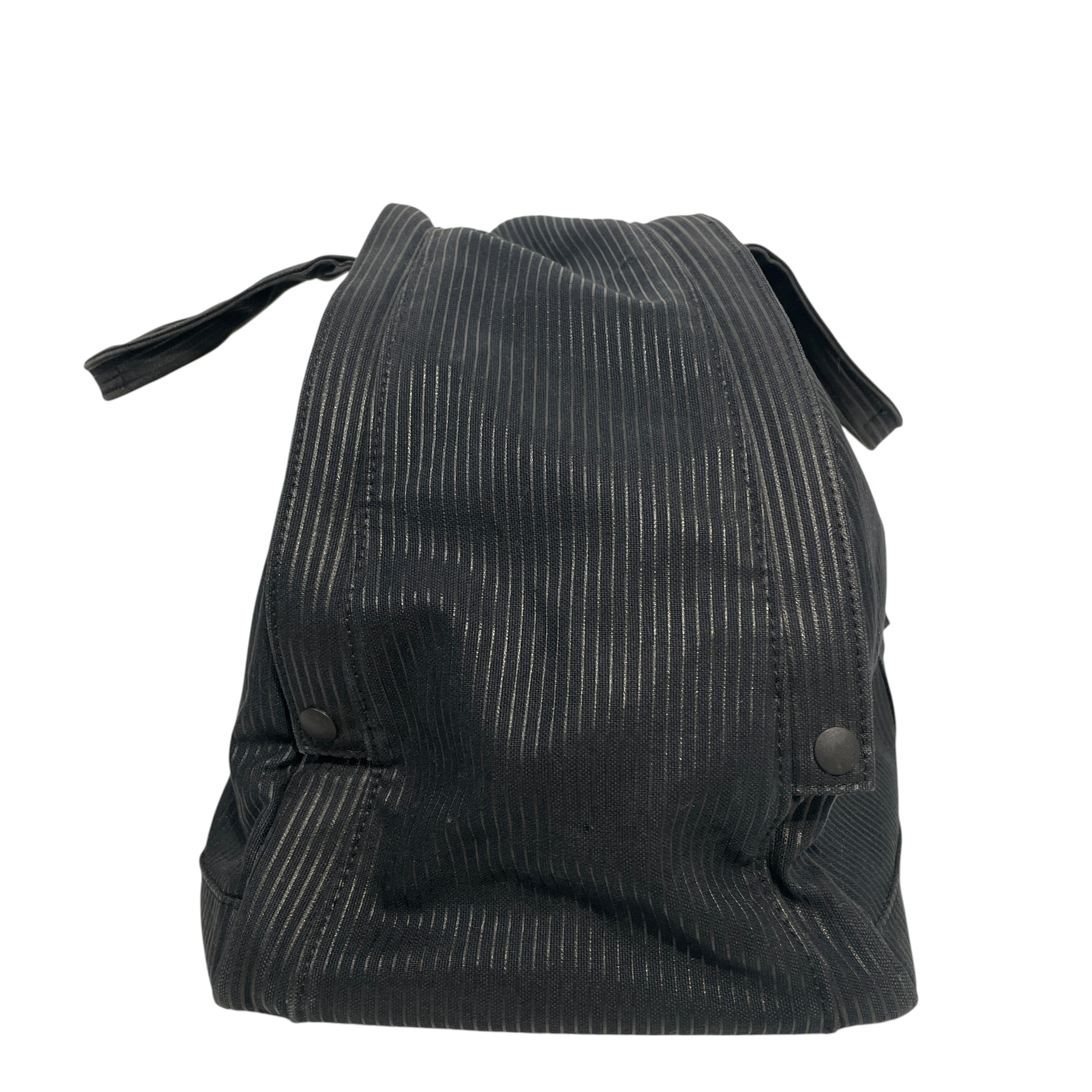 PORTER/Boston Bag/Stripe/Nylon/NVY/DOUBLE ZIP SHINY PINSTRIPE view 2