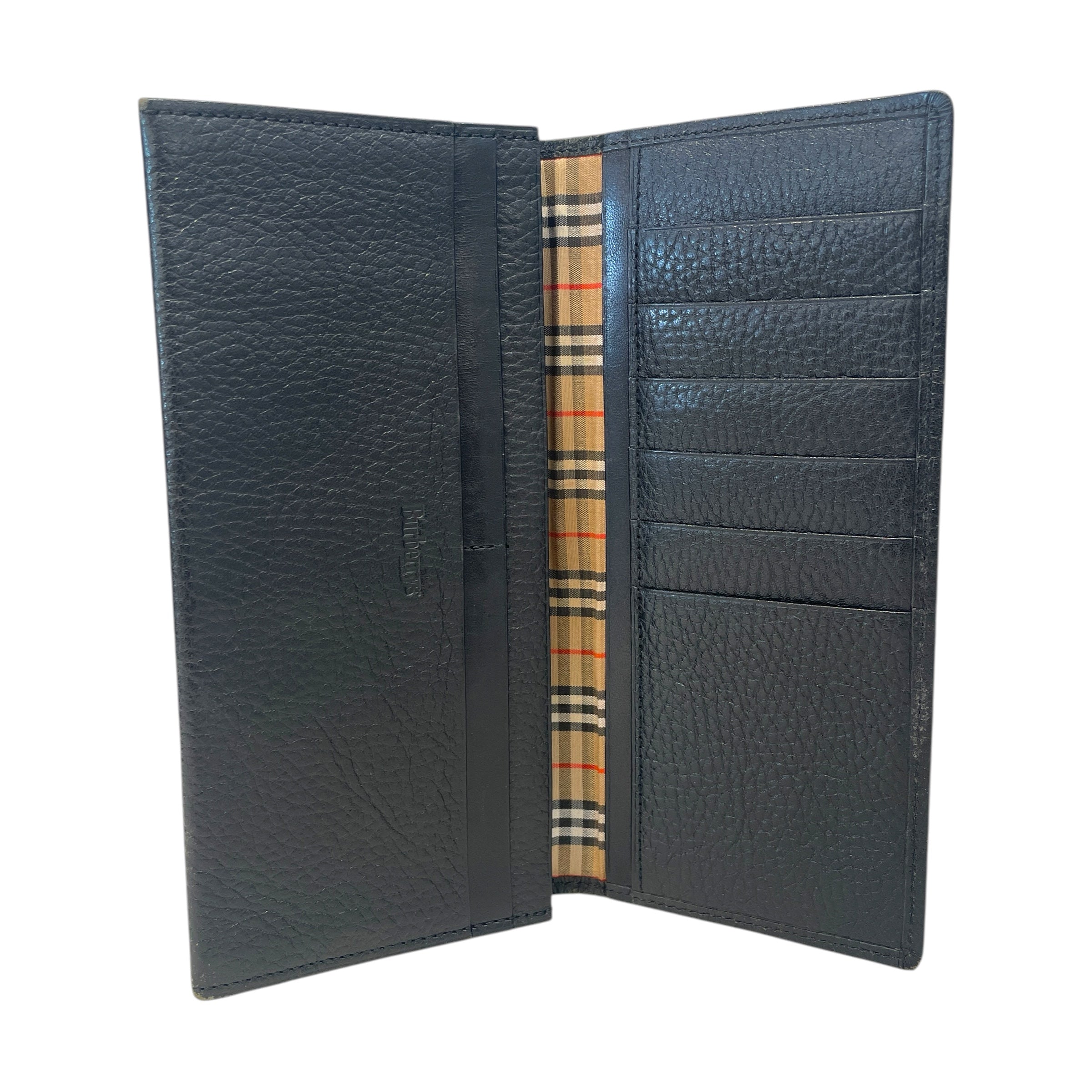 BURBERRYS/Long Wallet/Leather/BLK/ view 4