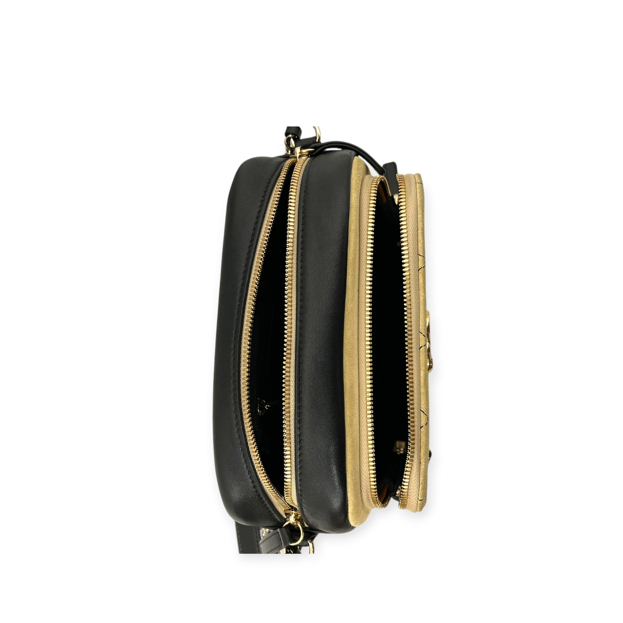 CHANEL/Bag/Leather/CRM/SUEDE PANEL BAG view 9