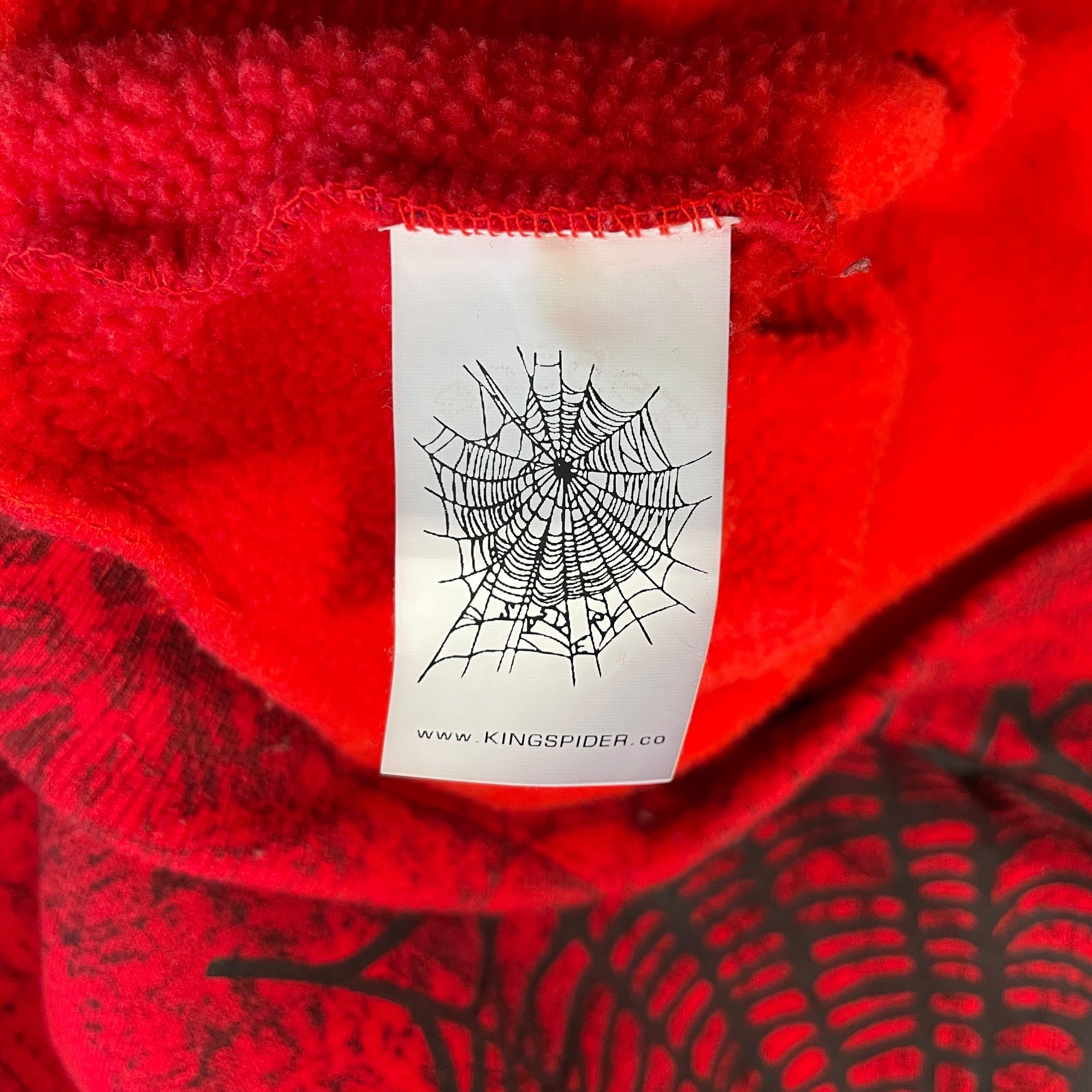 Sp5der/Hoodie/XL/All Over Print/Cotton/RED/ view 6
