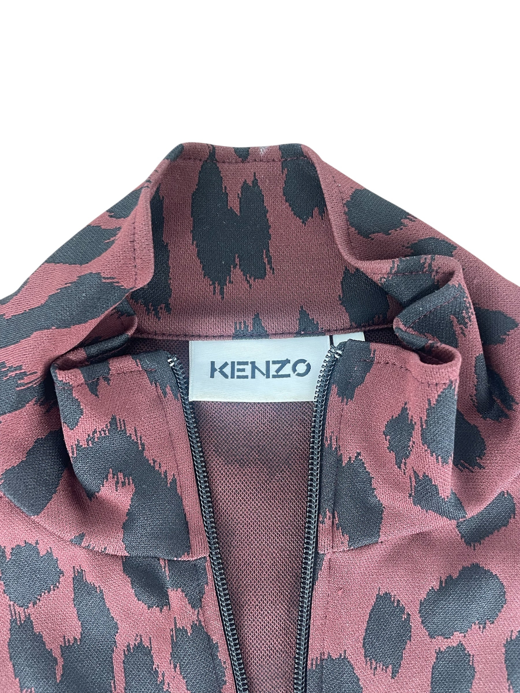 KENZO/Track Jkt/S/Animal Pattern/Cotton/BRW/TIGER FRONT view 3