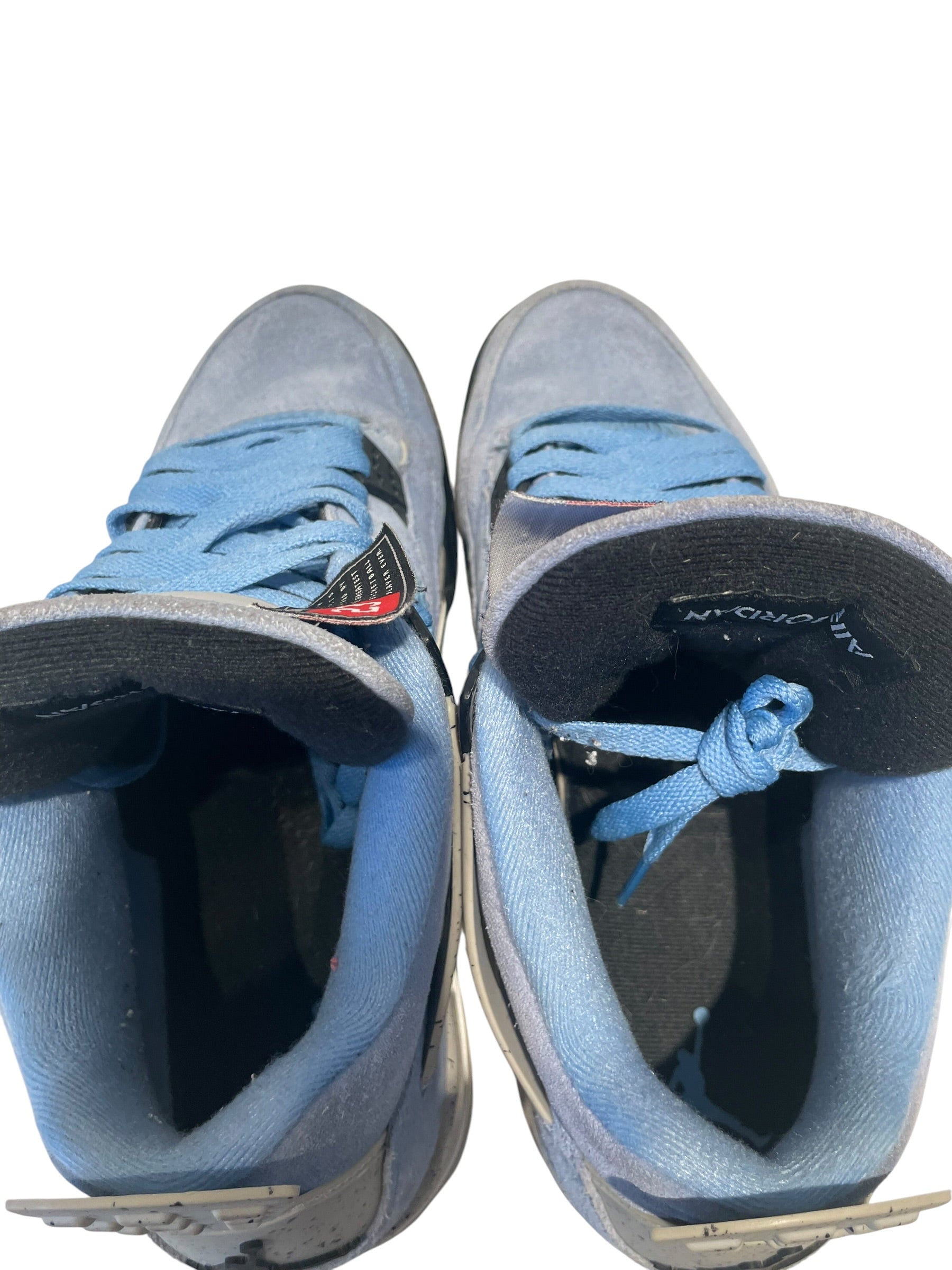 JORDAN BRAND/Hi-Sneakers/US 10.5/Cotton/BLU/4 Retro Mid University view 4