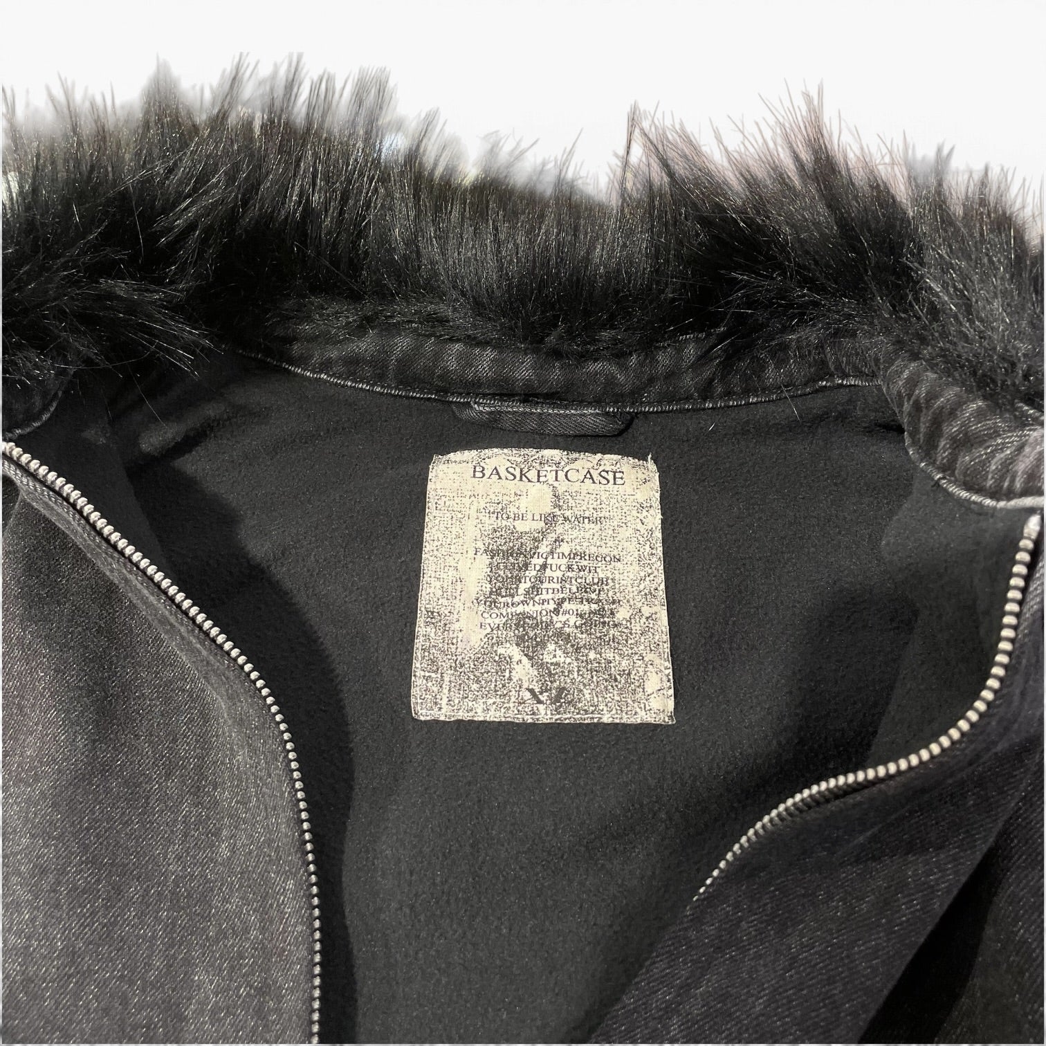 basketcase gallery/Denim Jkt/L/Denim/BLK/VILLIAN GRIFTER JACKET view 3