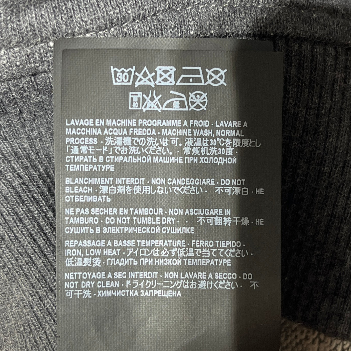 YVES SAINT LAURENT/Sweatshirt/XL/Cotton/GRY/lightning bolt view 5