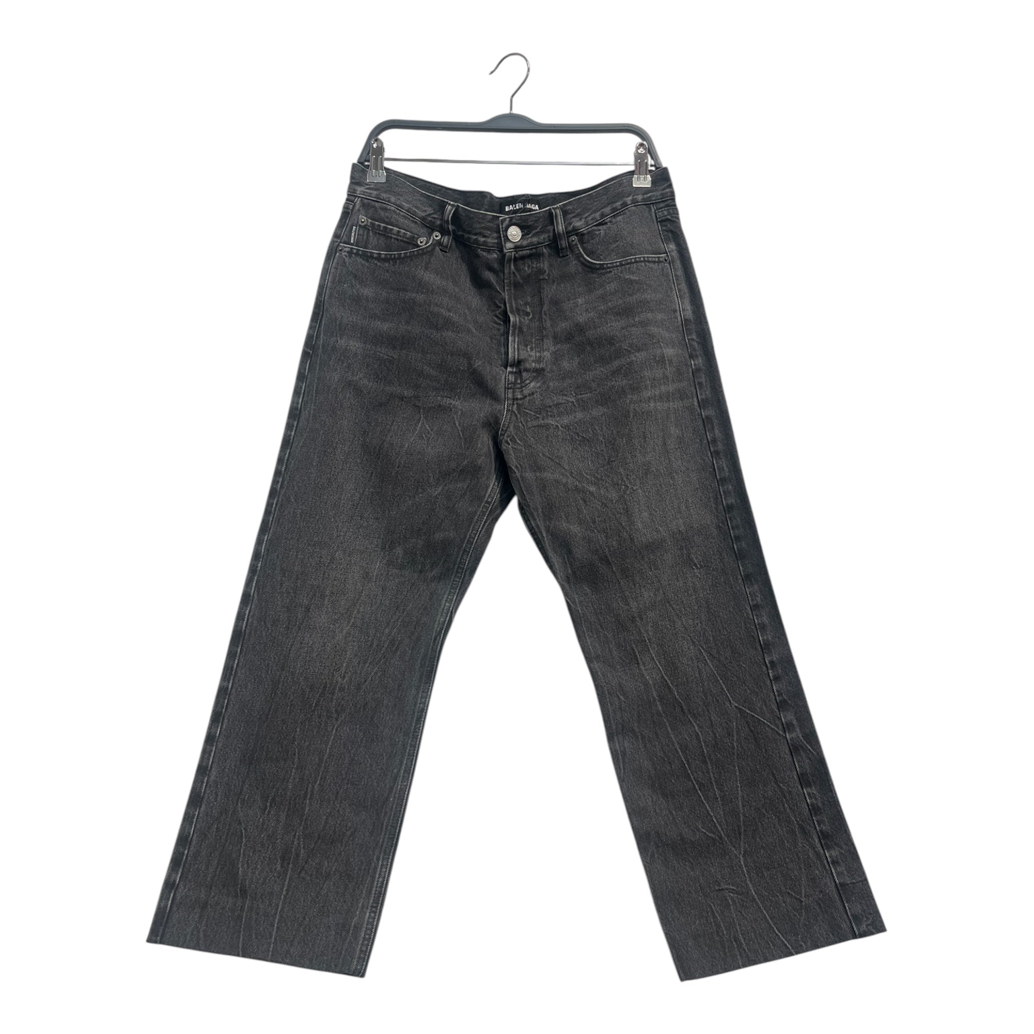 BALENCIAGA/Pants/32/Cotton/GRY/HEMMED 2019 FADED view 1