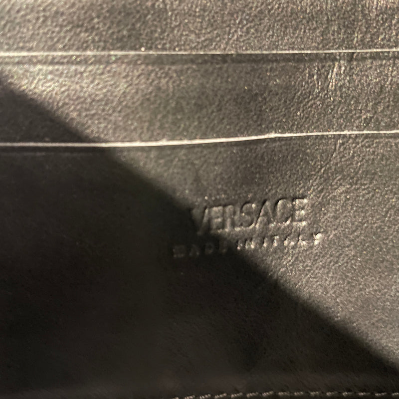 VERSACE/Cross Body Bag/Leather/BLK/MODULAR MESSENGER
