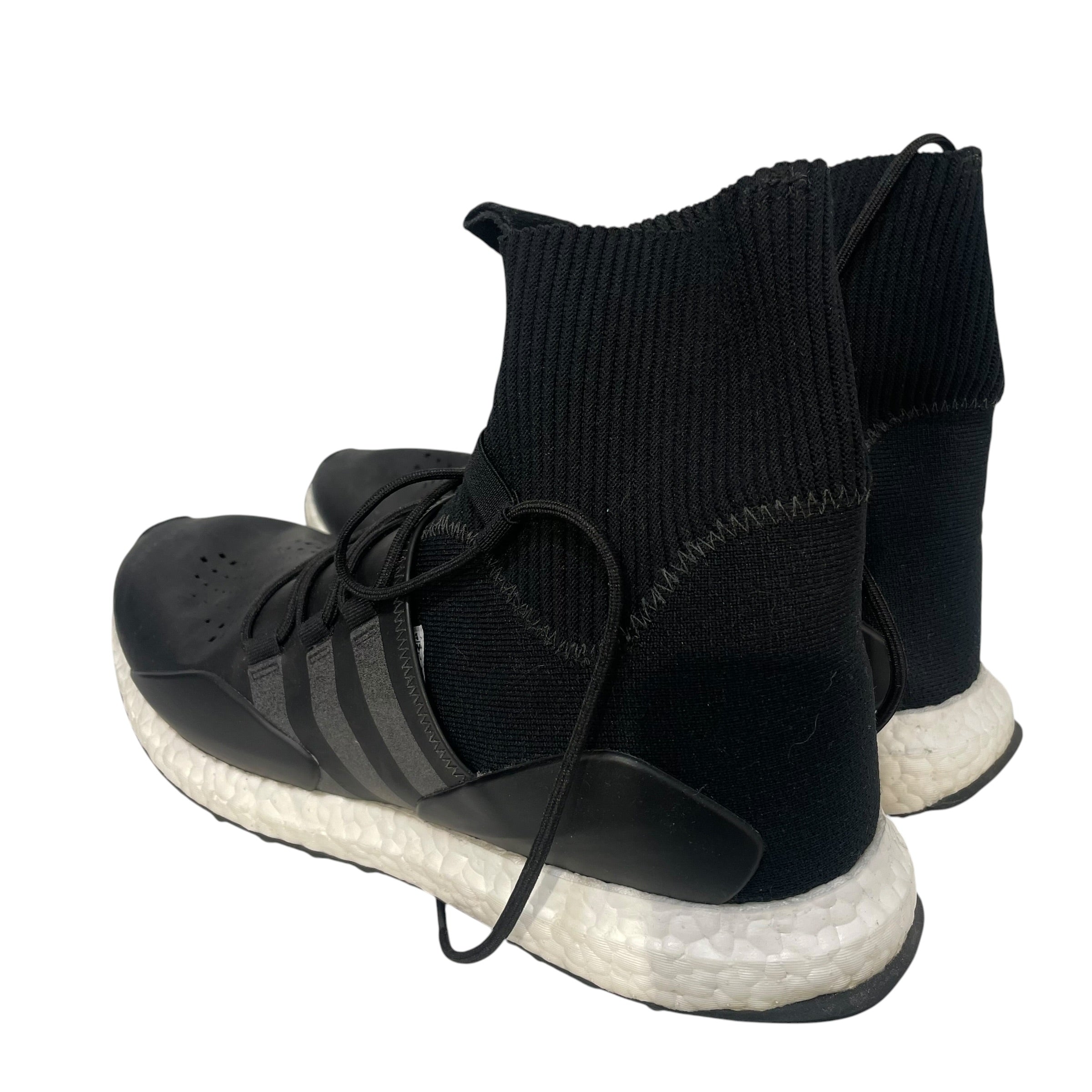 Y-3/Hi-Sneakers/US 10.5/Cotton/BLK/approach boost view 2