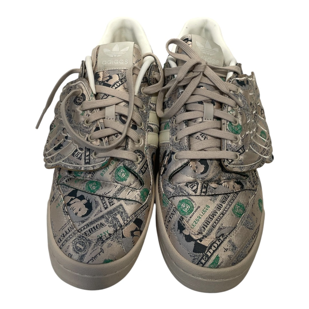 JEREMY SCOTT/Low-Sneakers/US 11.5/All Over Print/Cotton/GRN/Money Shoes view 5