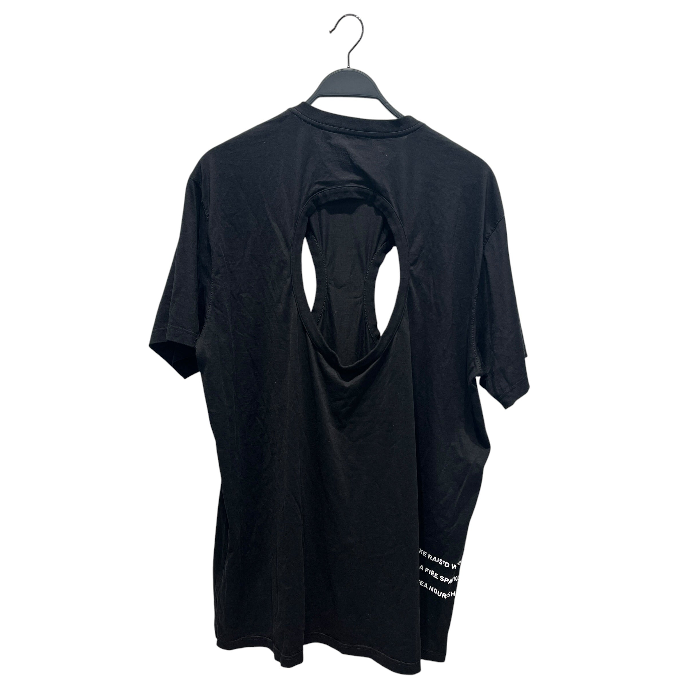 BURBERRY LONDON/T-Shirt/XL/Cotton/BLK/HOLES IN CHEST view 2