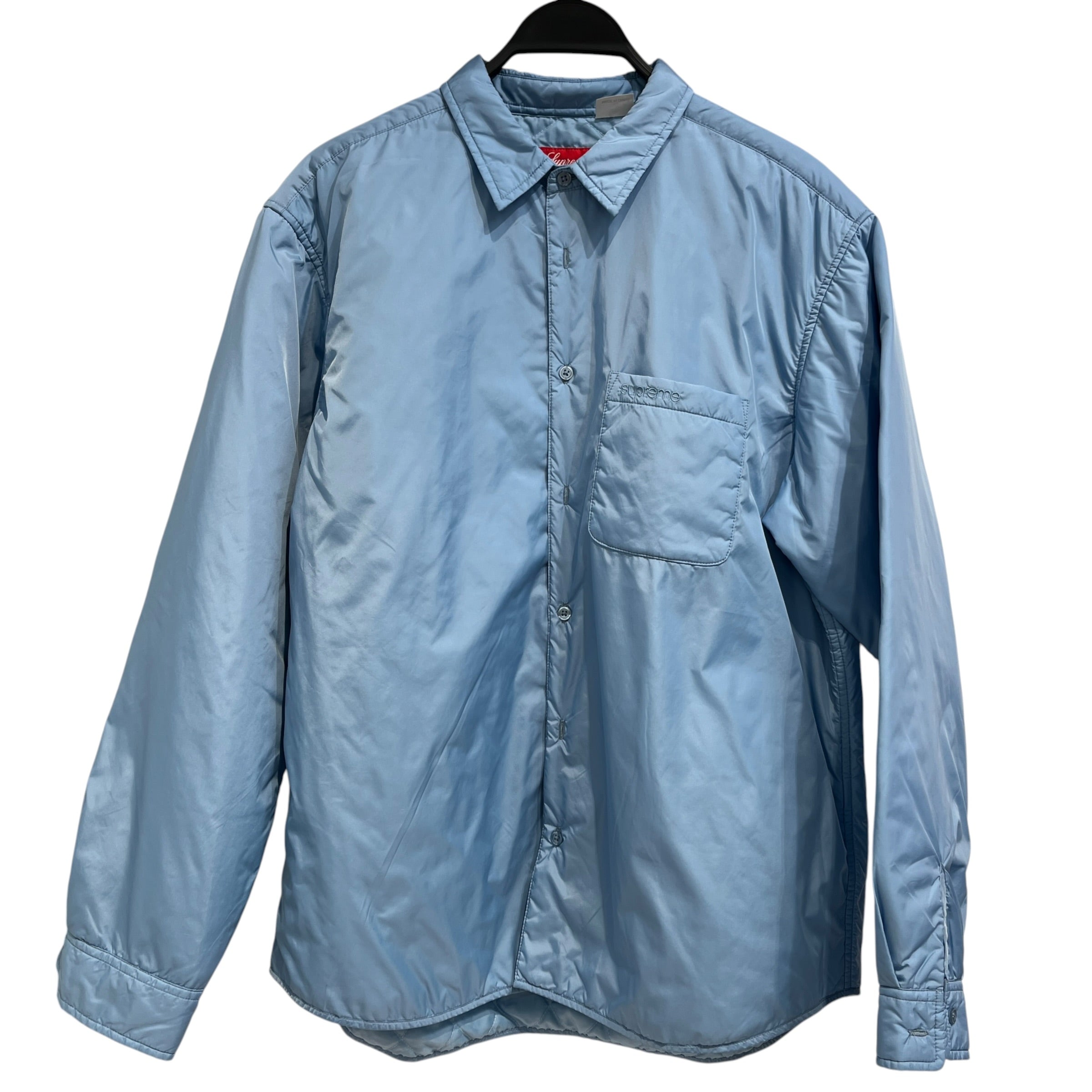 Supreme/Jacket/L/Nylon/BLU/Nylon Button Up view 1