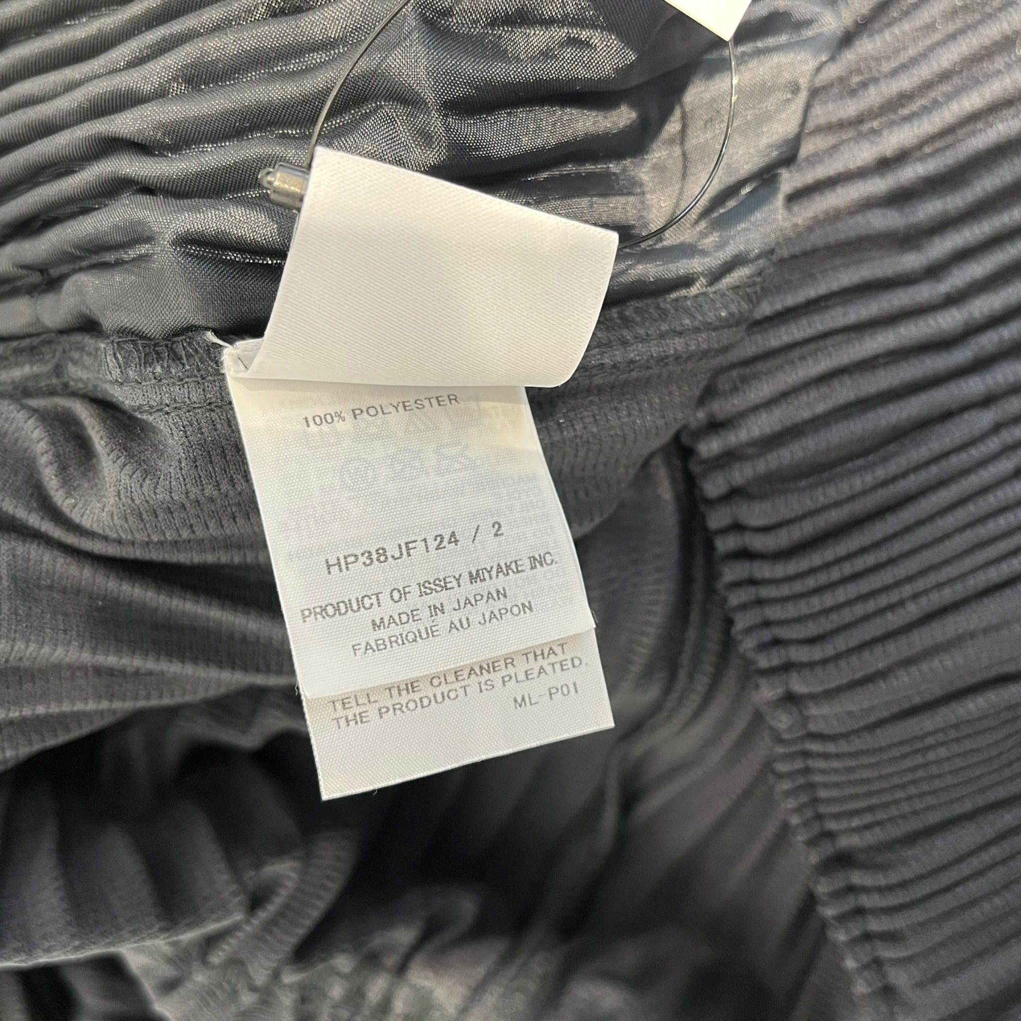 ISSEY MIYAKE/Pants/2/Polyester/BLK/PLEATED view 4