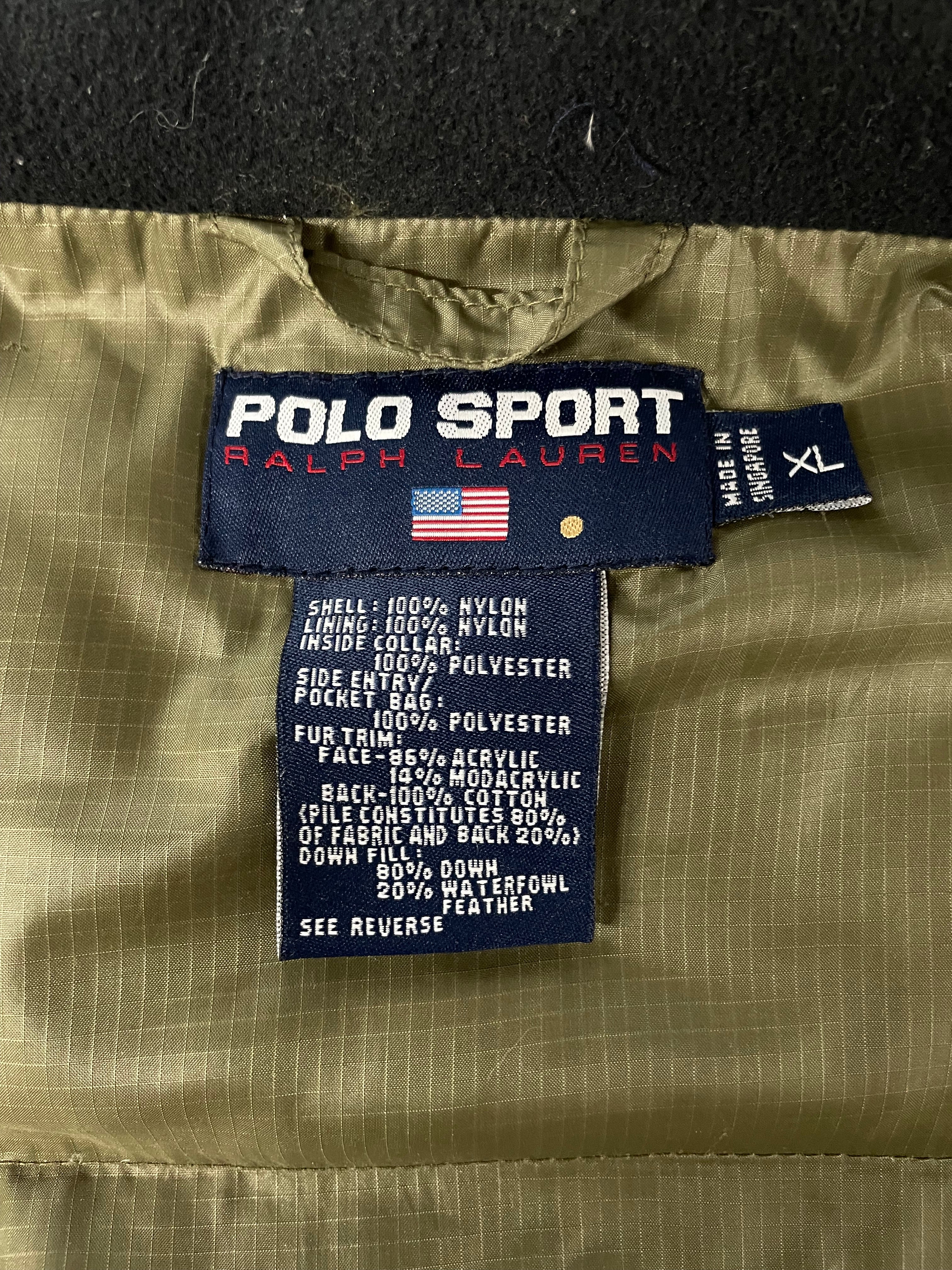 POLO SPORT/Coat/XL/Nylon/KHK/Big Silhouette/USA FLAG COAT - F004 view 6