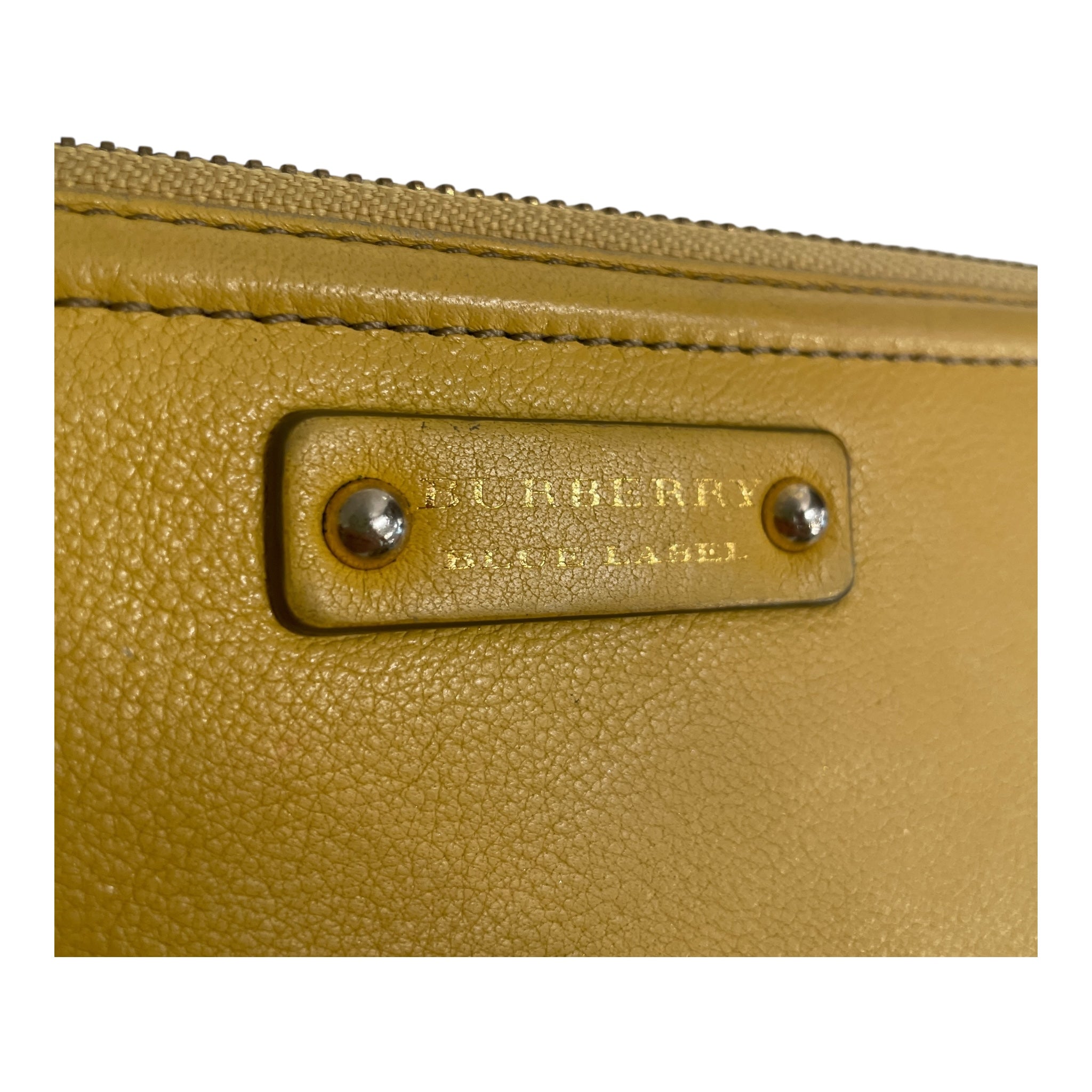 BURBERRY BLACK LABEL/Long Wallet/OS/Leather/YEL/ view 5