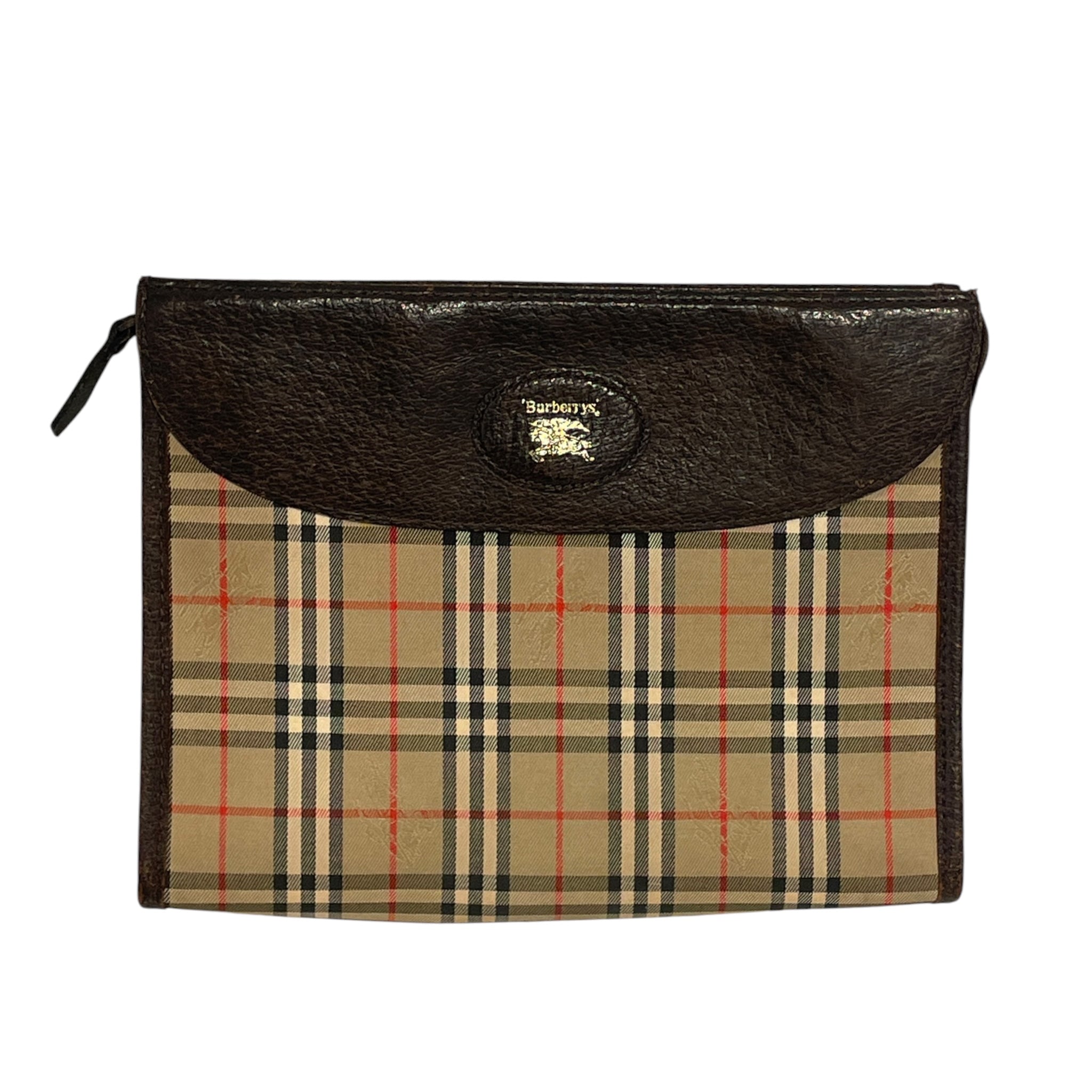 BURBERRYS/Clutch Bag/Plaid/BEG/XM98496 view 1