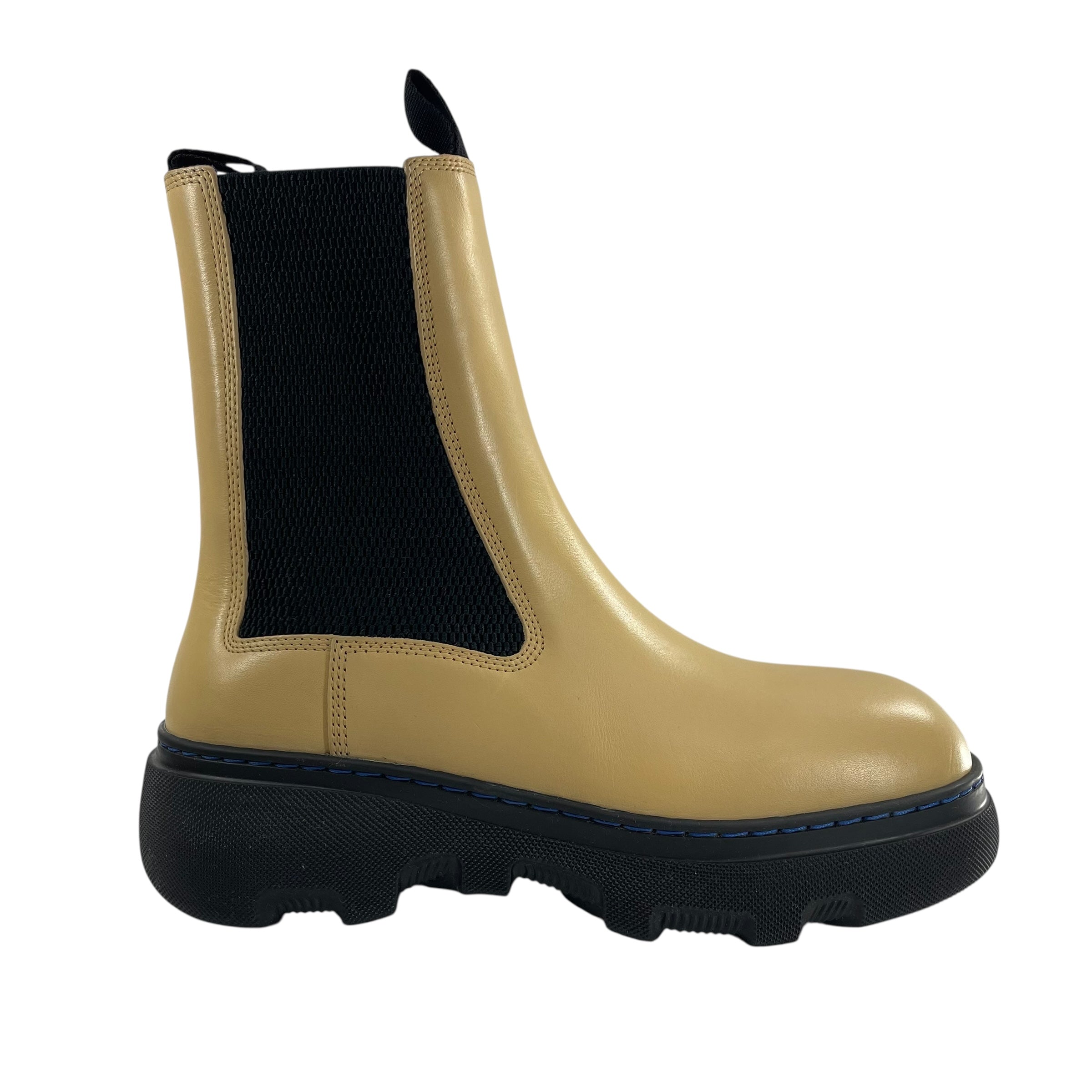 BURBERRY/Boots/EU 37.5/Leather/BEG/CREEPER CHELSEA view 6