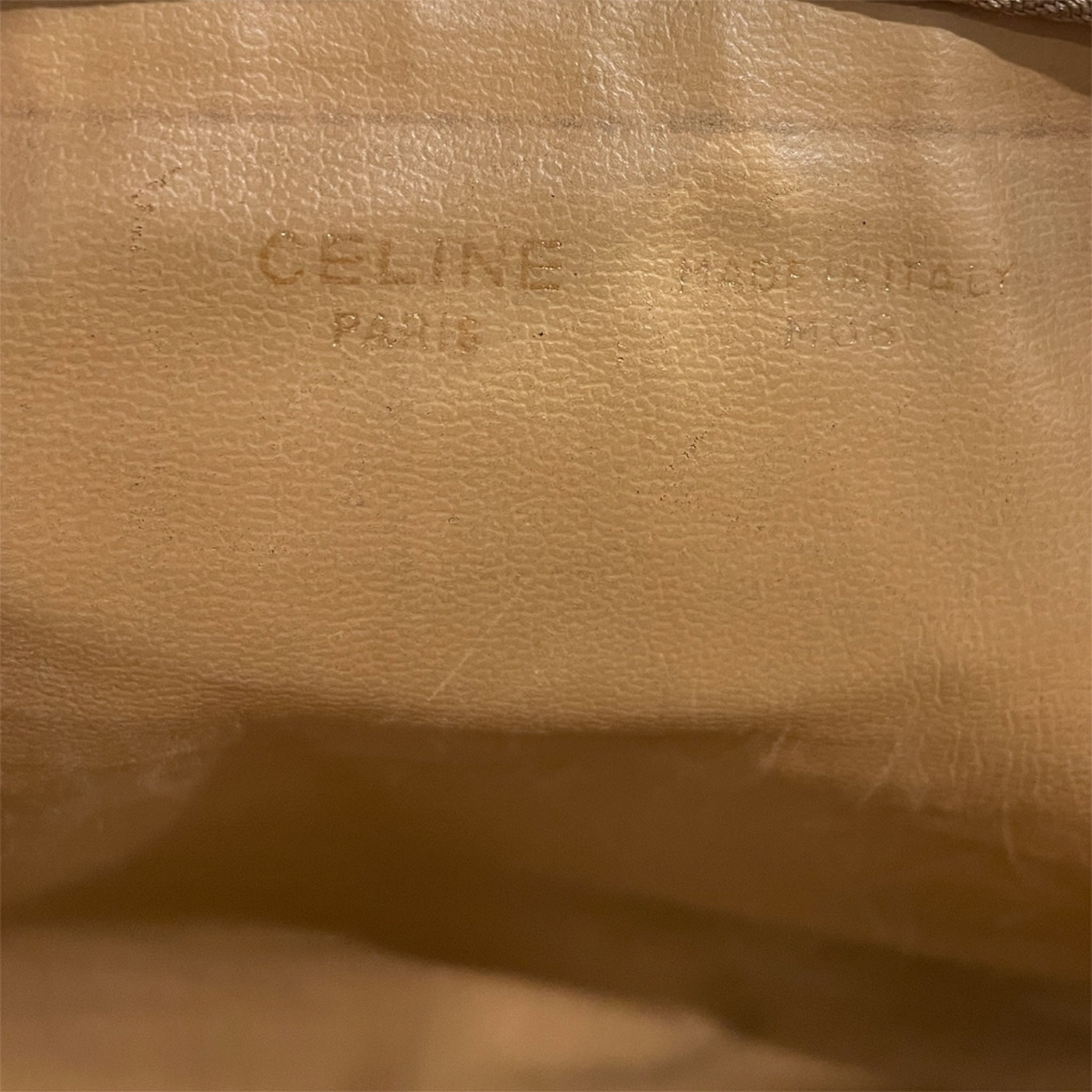 CELINE/Pouch/Monogram/Leather/KHK/D9M4C23, M06, COSMETIC BAG view 3