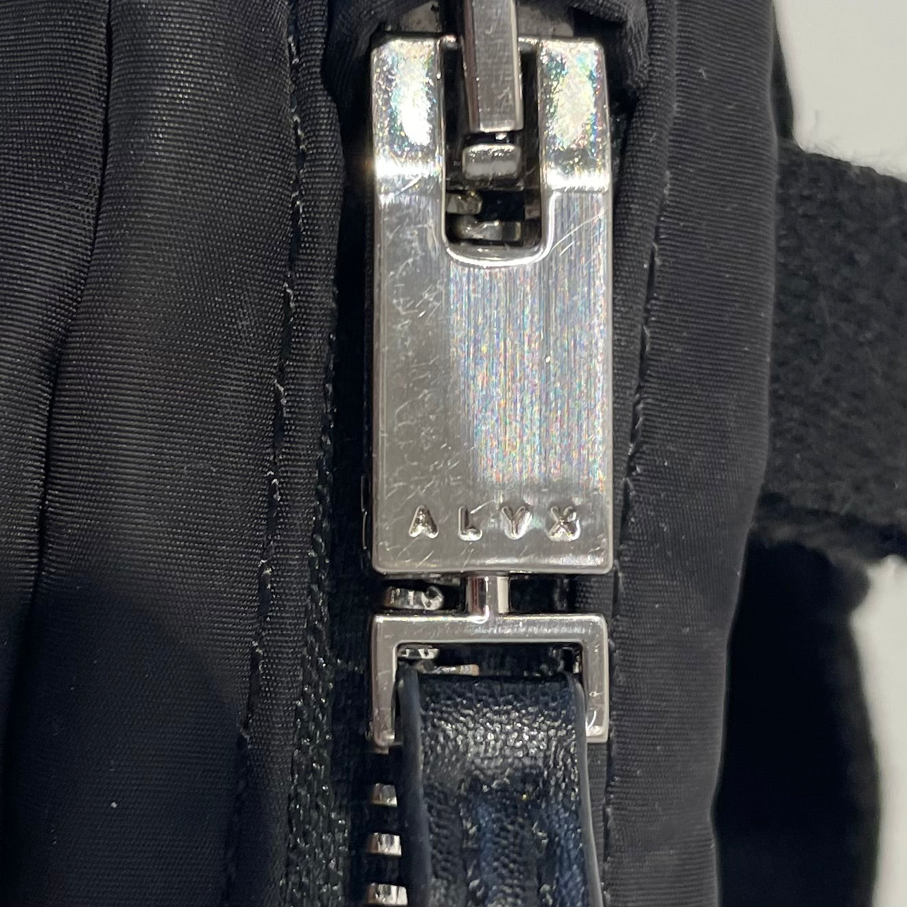 1017 ALYX 9SM(ALYX)/Fanny Pack/S/Nylon/BLK/TWO ZIPPERS view 3