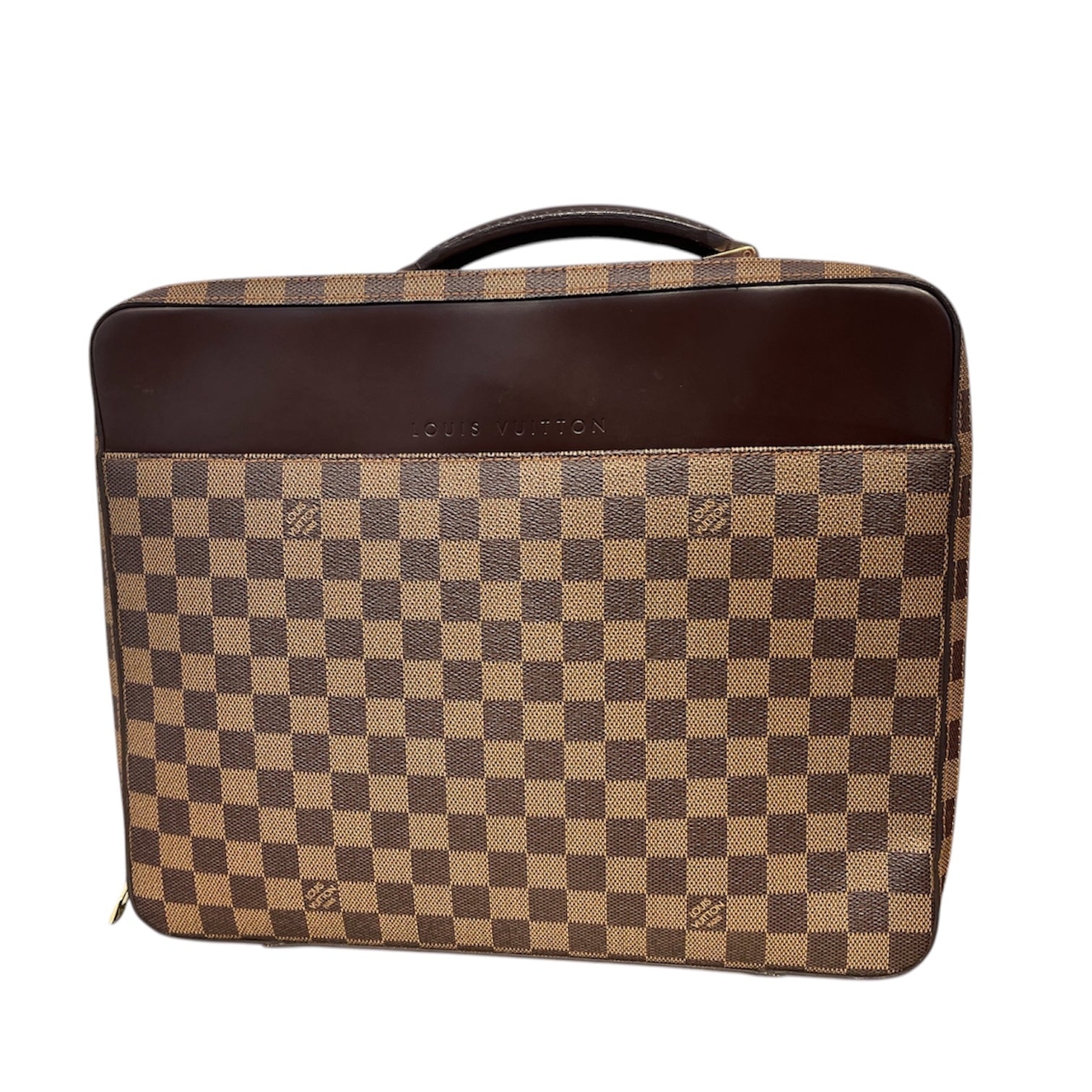 LOUIS VUITTON/Cross Body Bag/Leather/BRW/PORTE ORDINATEUR CROSSBODY view 1