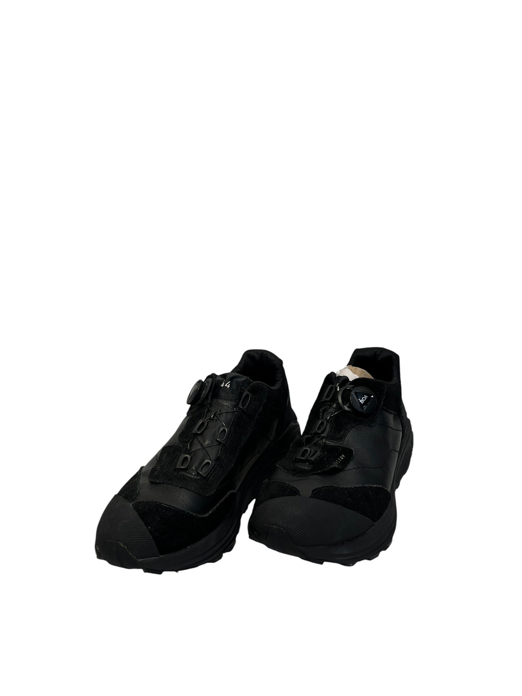 Foot Industry BOA/Low-Sneakers/EU 44/Leather/BLK/ view 1