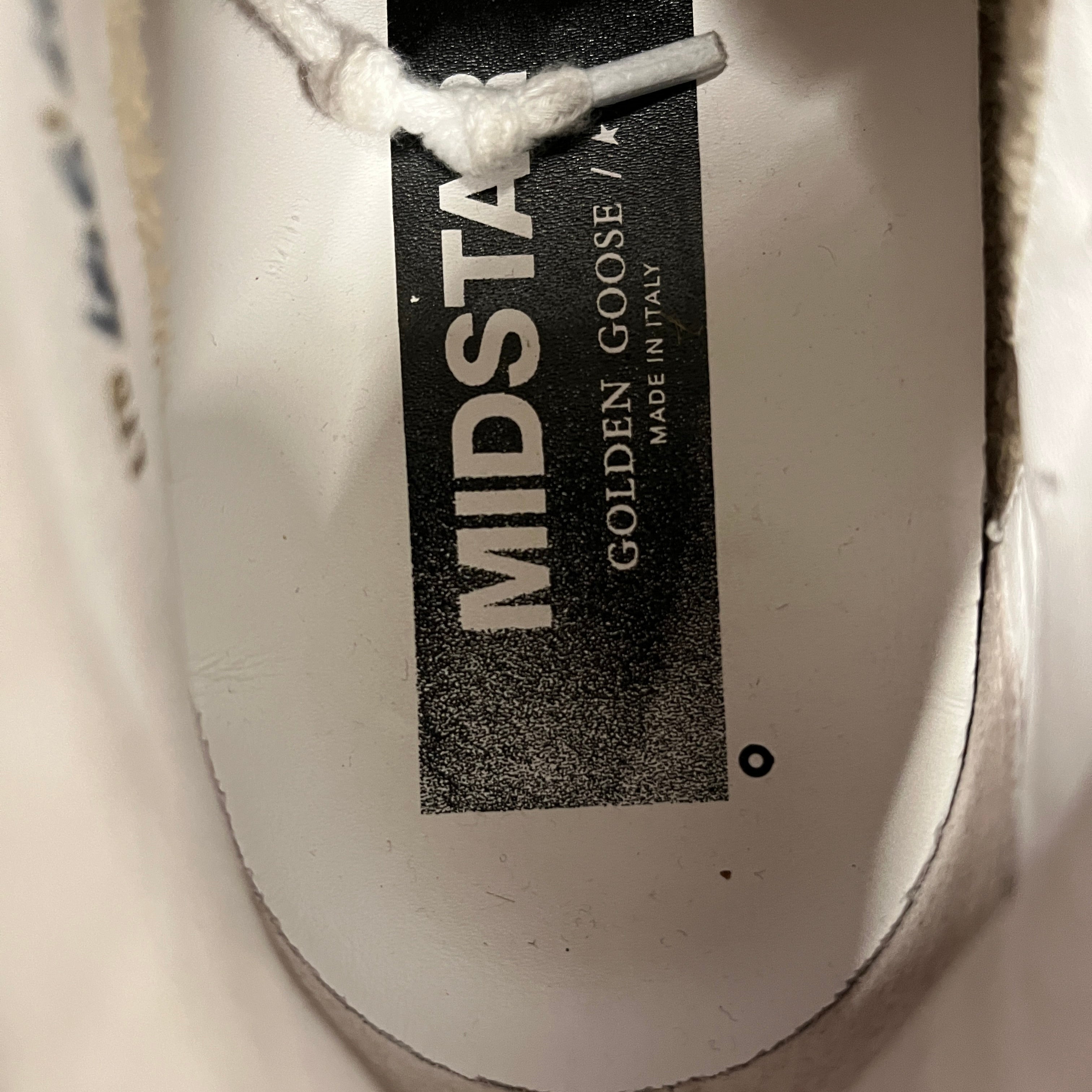 GOLDEN GOOSE/Hi-Sneakers/EU 38/Stripe/Leather/WHT/MIDSTAR GOLDEN HEART view 11