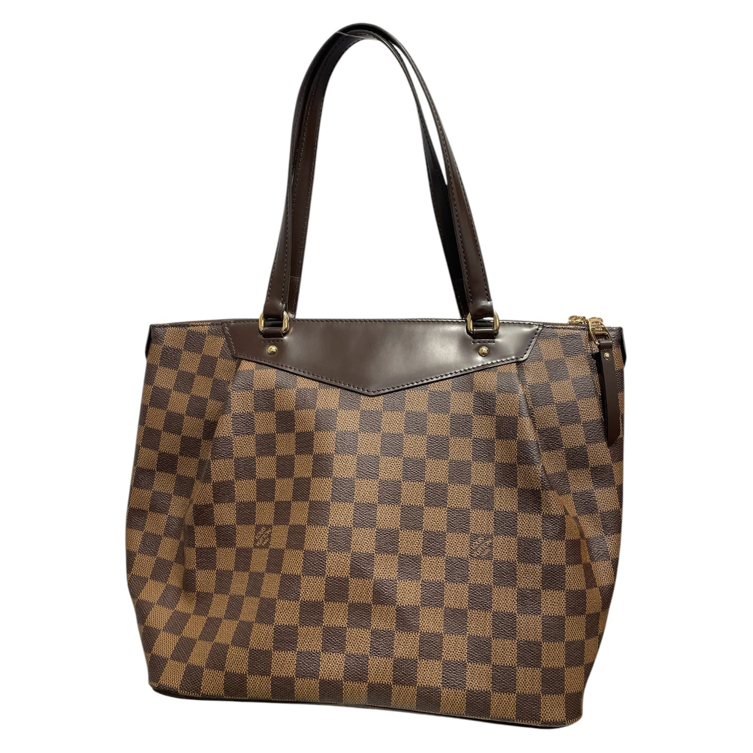 LOUIS VUITTON/Hand Bag/Leather/BRW/Westminster Damier Ebene view 2