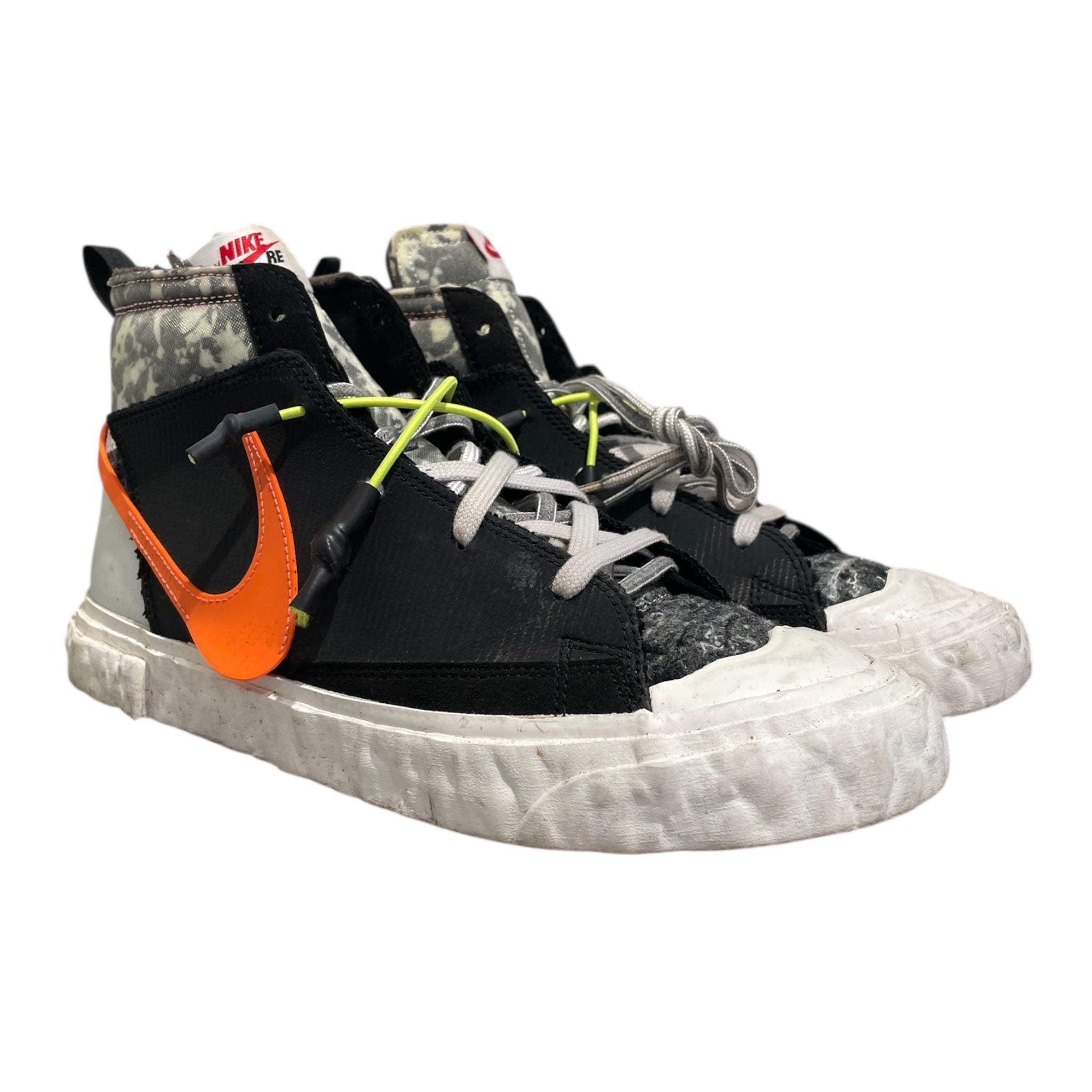 NIKE/BLAZER MID/Hi-Sneakers/US 9/Leather/BLK/CZ3589-001 view 1